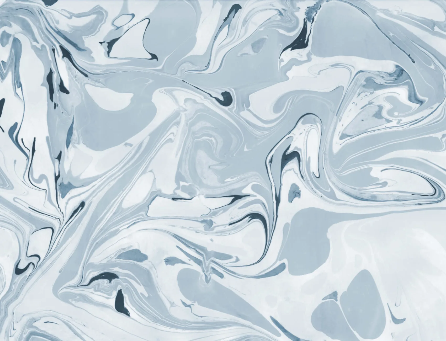 Mural de papel de parede marmoreado Drift Blue