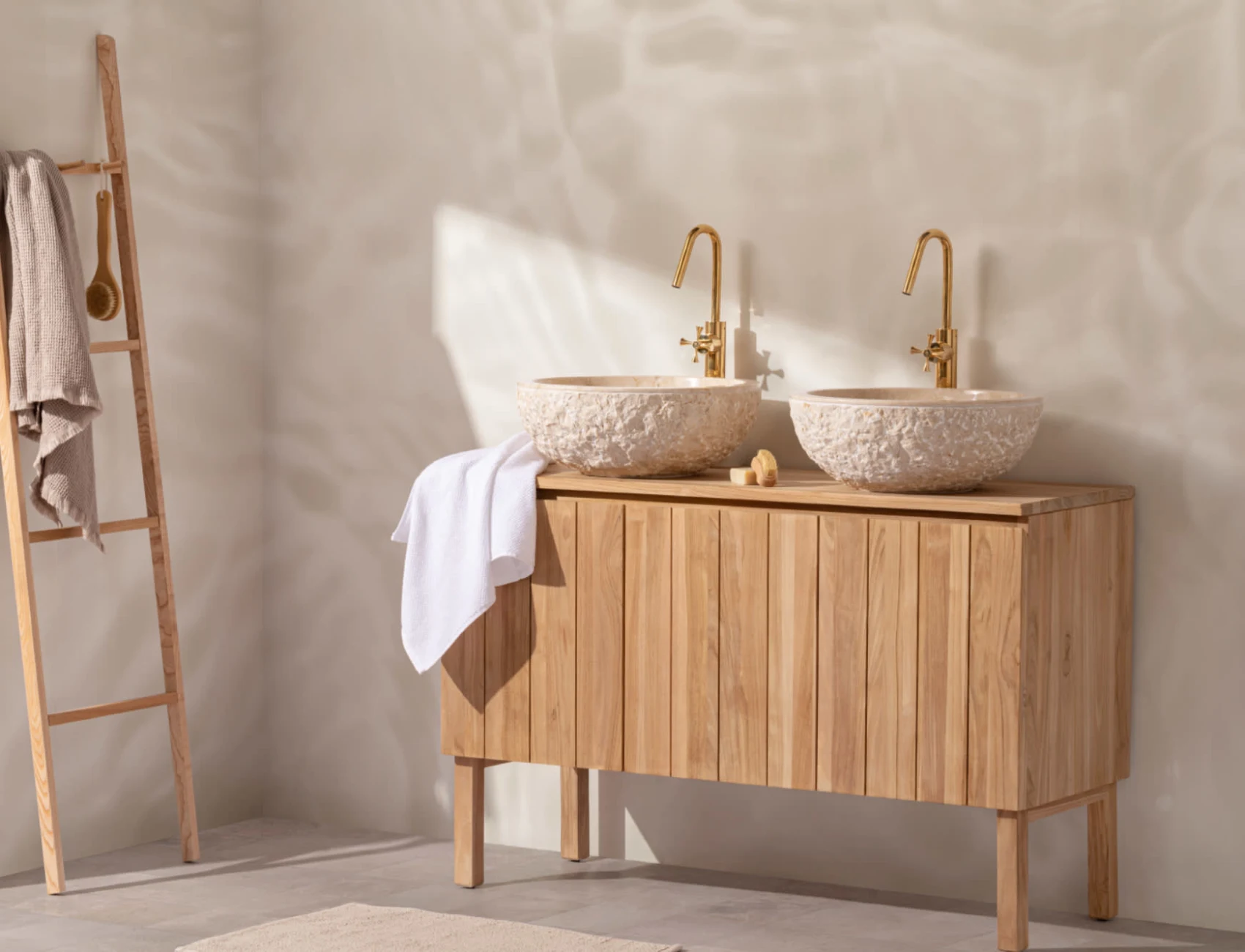 Light Neutral Water Effect Wallpaper Mural