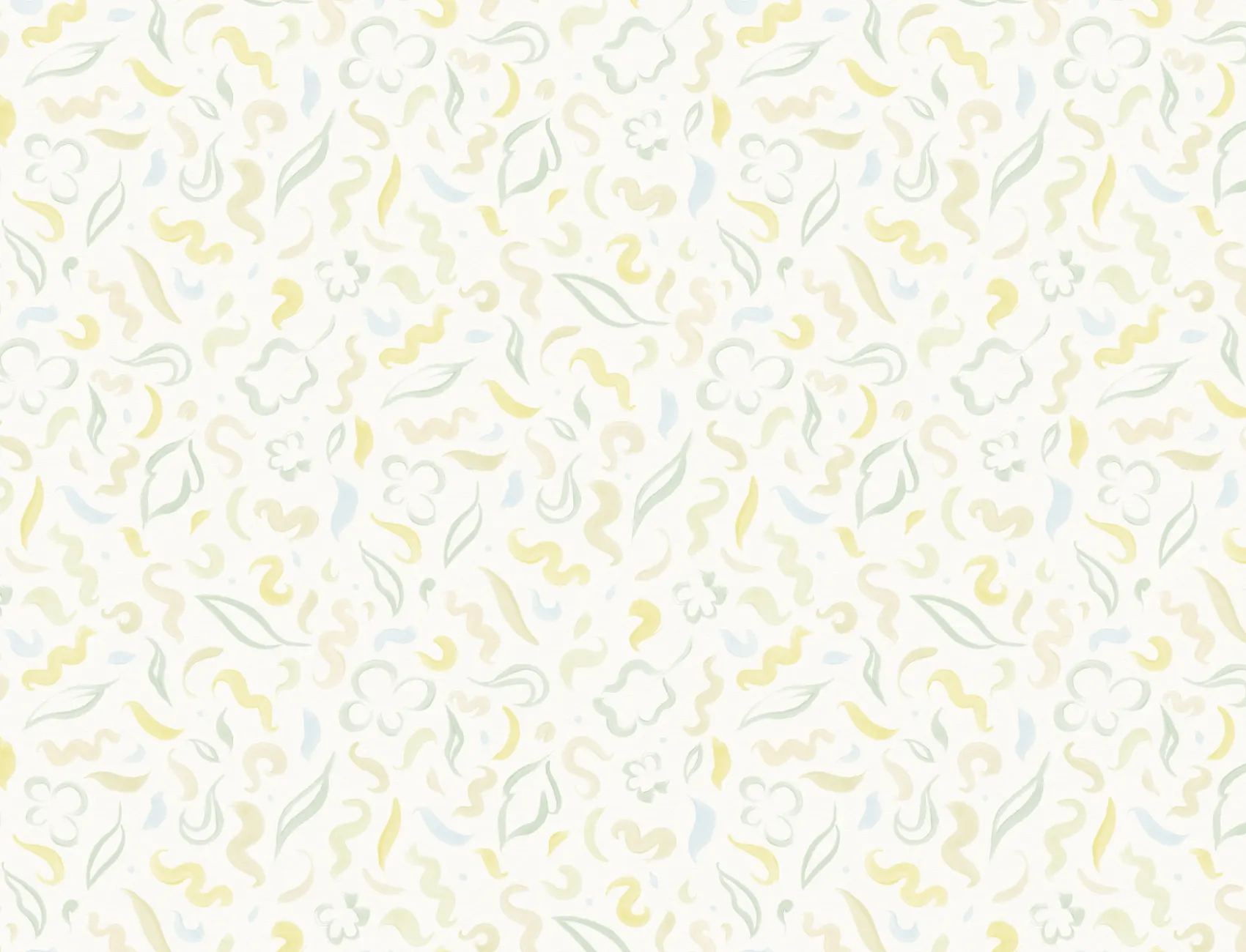 Papier peint abstrait vert feuillage