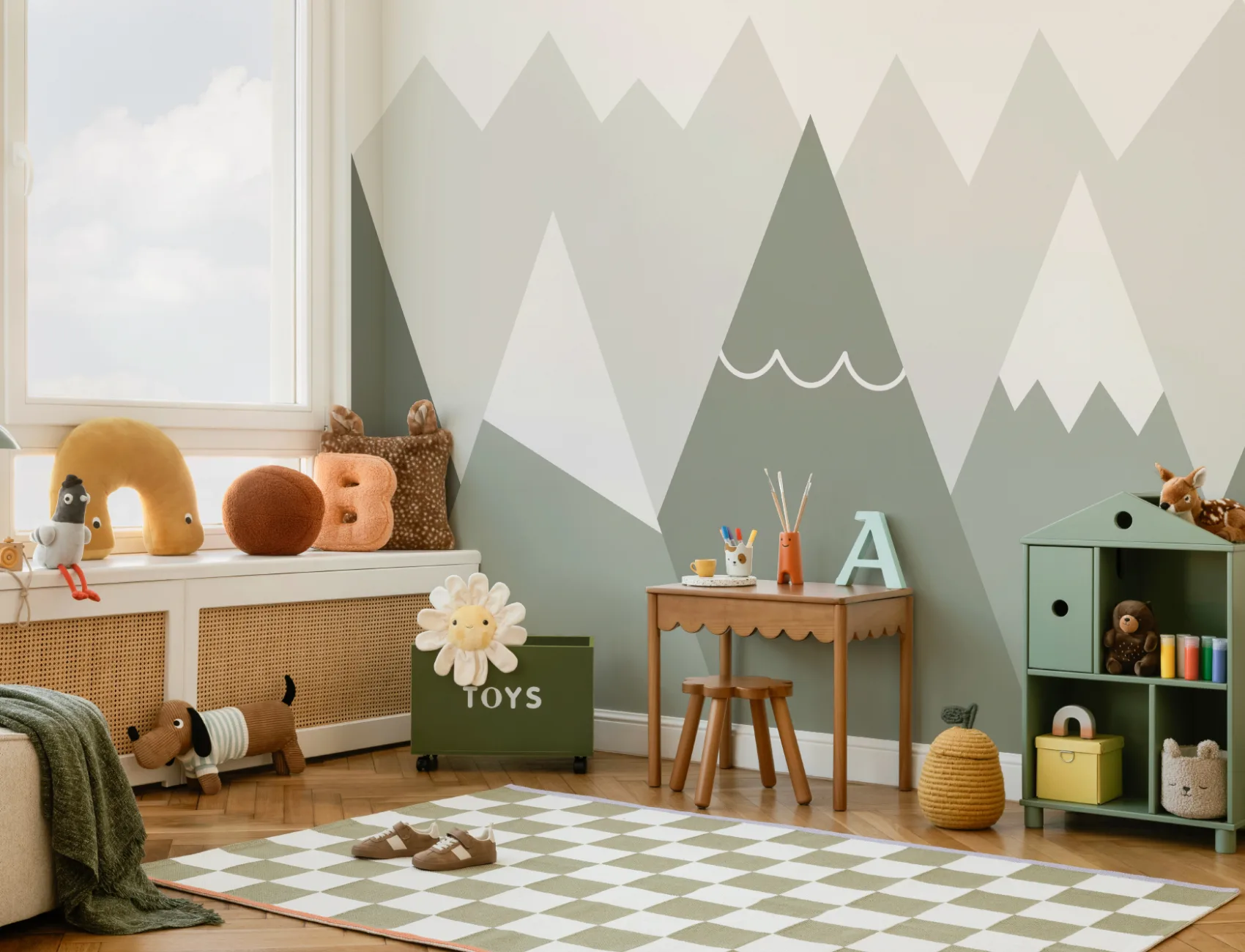 Sage Mountain Wallpaper Mural