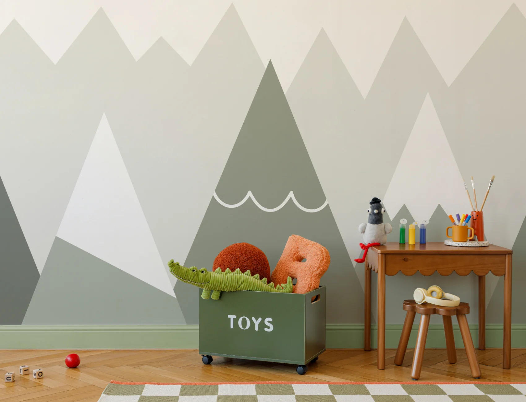 Sage Mountain Wallpaper Mural