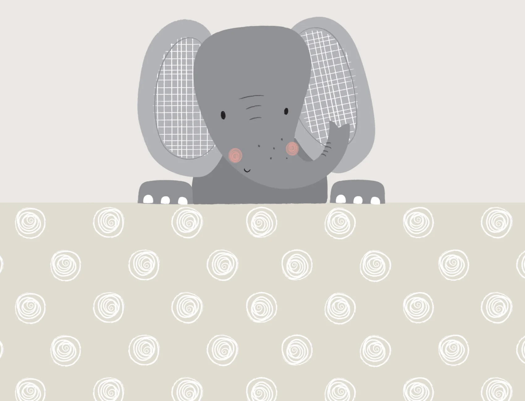 Mural Papel Pintado el Elefante Cu-cu Ellie