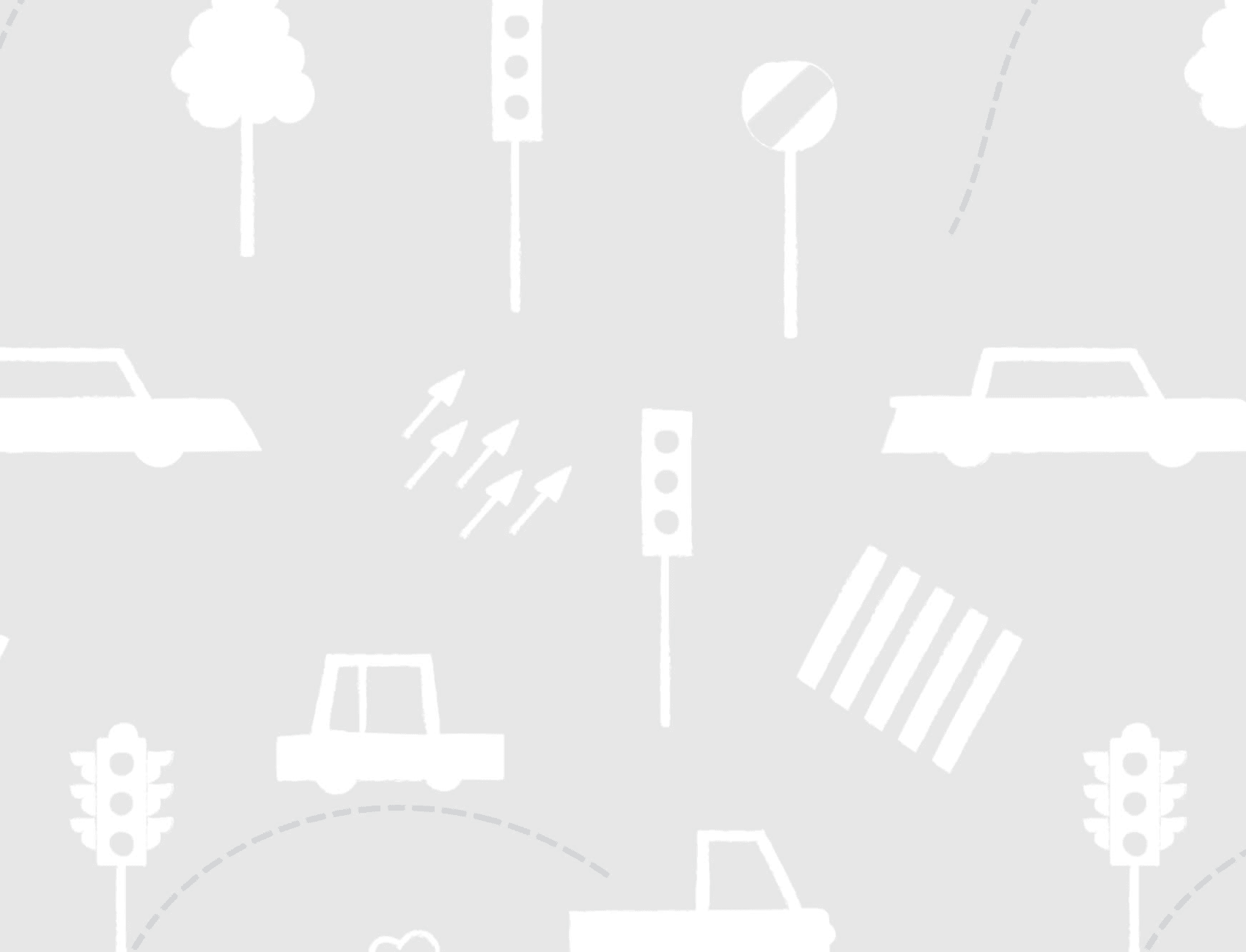 Papel de parede com padrão de repetição de engarrafamento cinzento e branco