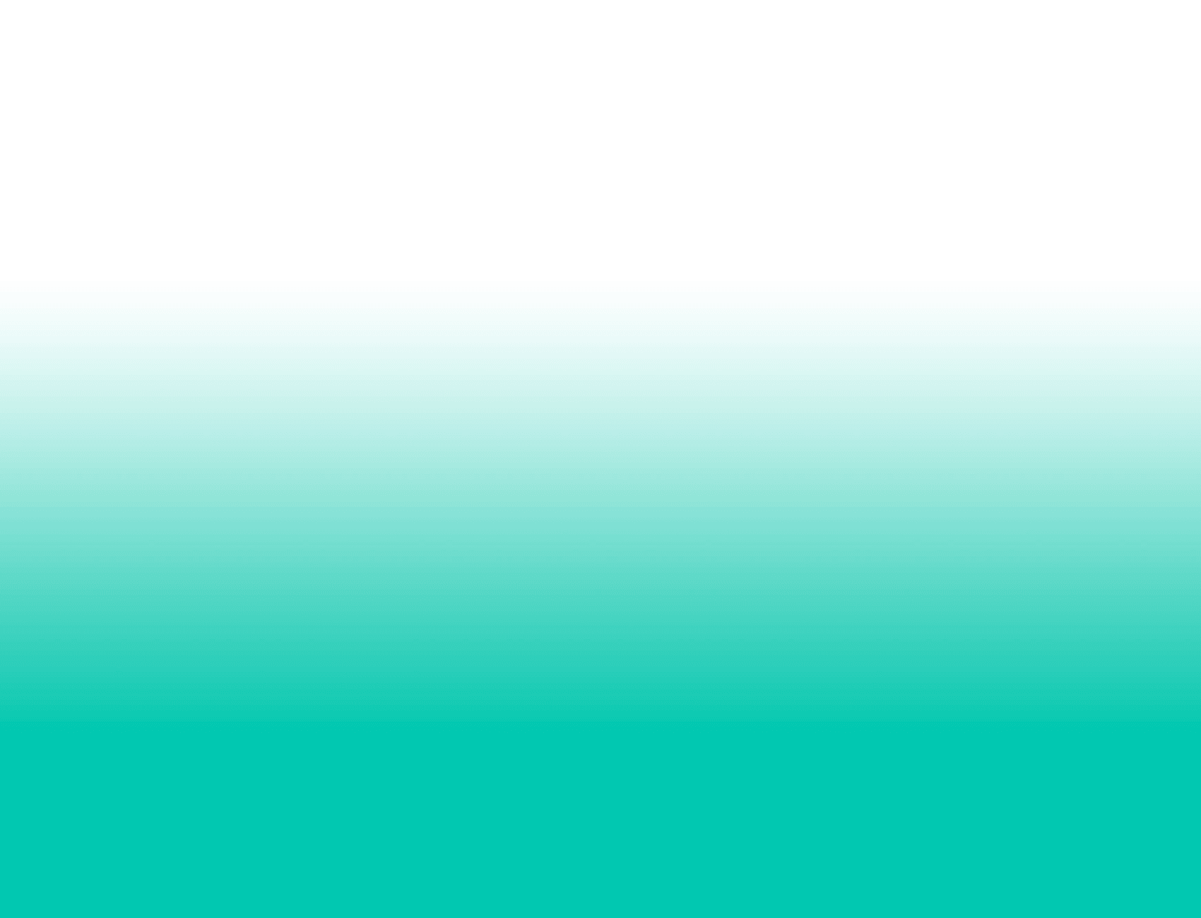 Turquoise Bright Color Ombre Wallpaper Mural
