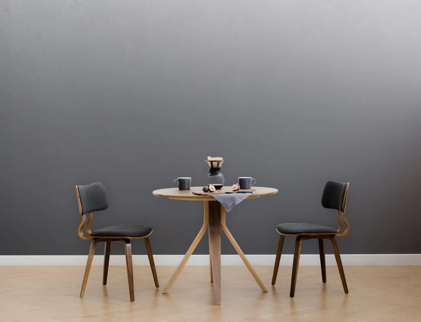 Black Ombre Wallpaper Mural