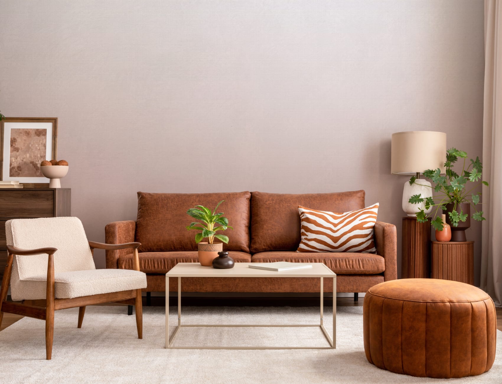 Rust Ombre Wallpaper Mural