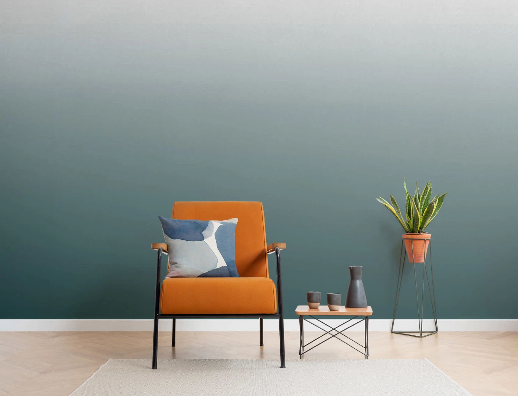 Fototapeta Forest Green Ombre