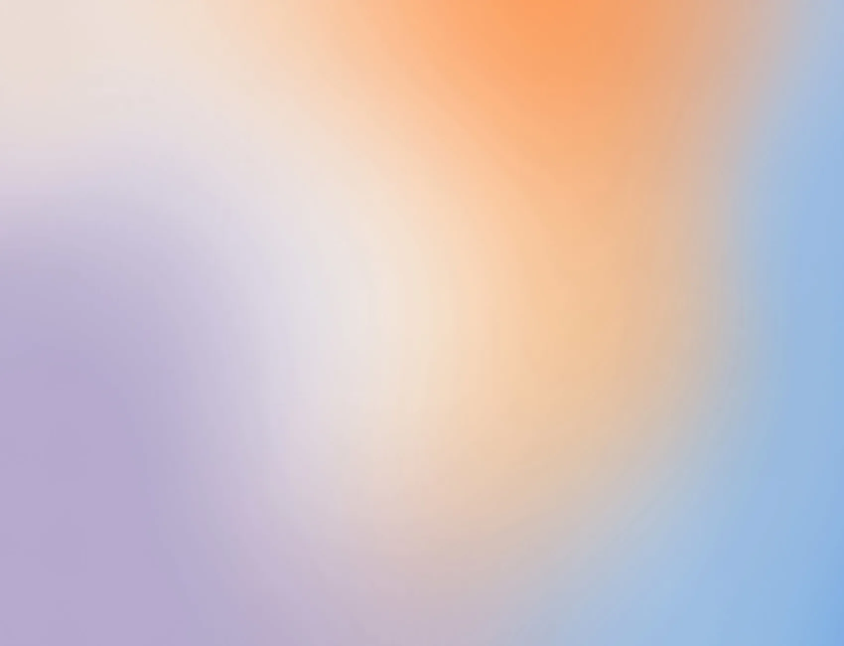 Blue, Orange and Lilac Ombre Wallpaper Mural