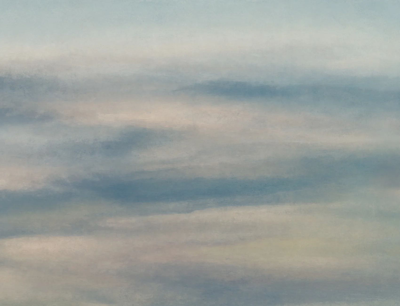 Blue Serene Abstract Art Landscape Mural