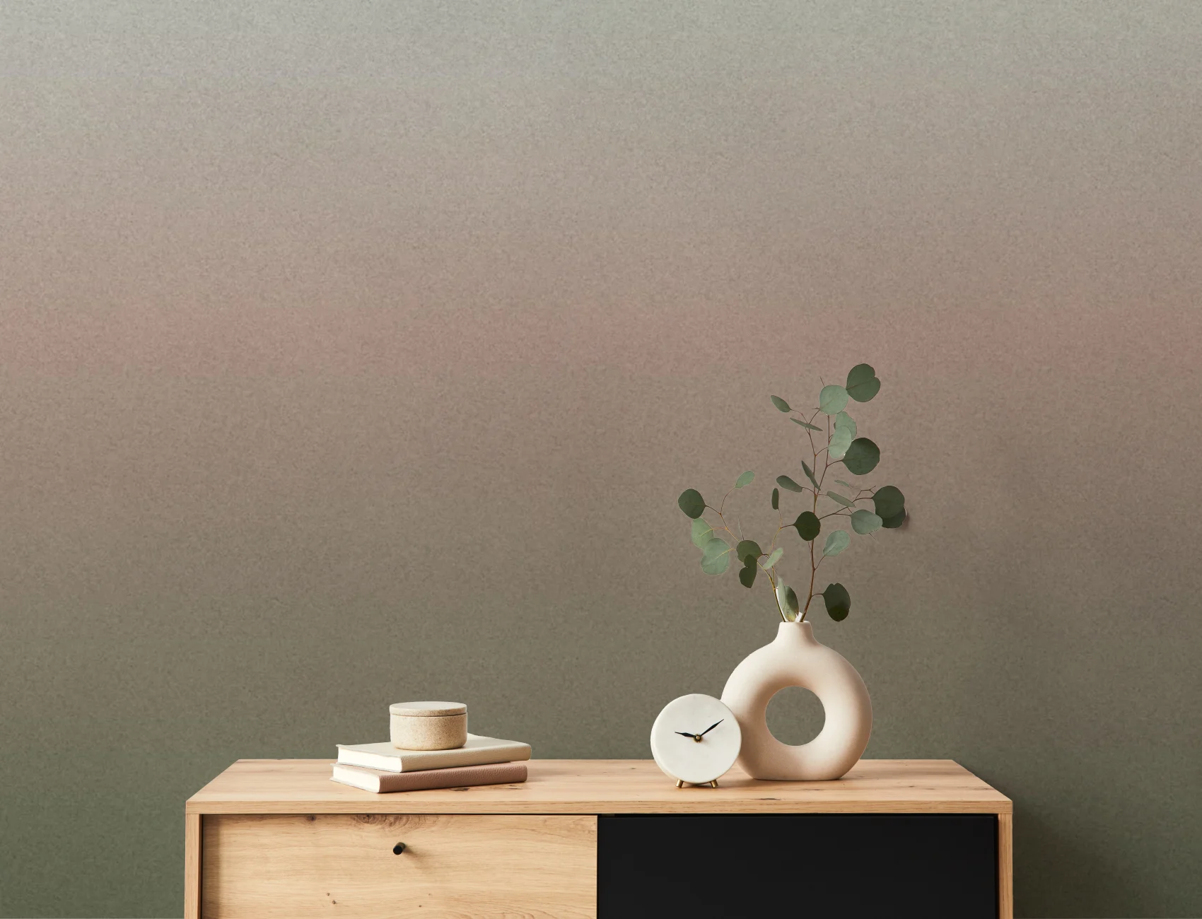 Mural de Parede Green Ombre Calm para uma Atmosfera Serena
