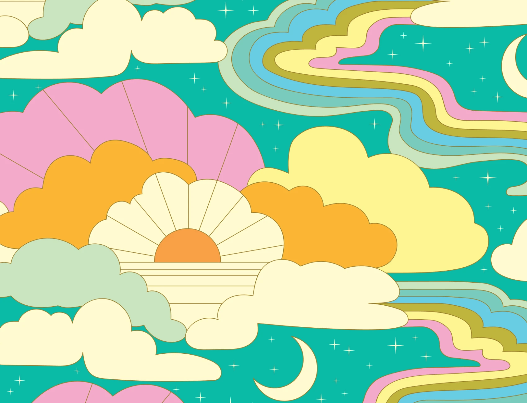 Elizabeth Olwen Cosmic Skyway Multi Mural