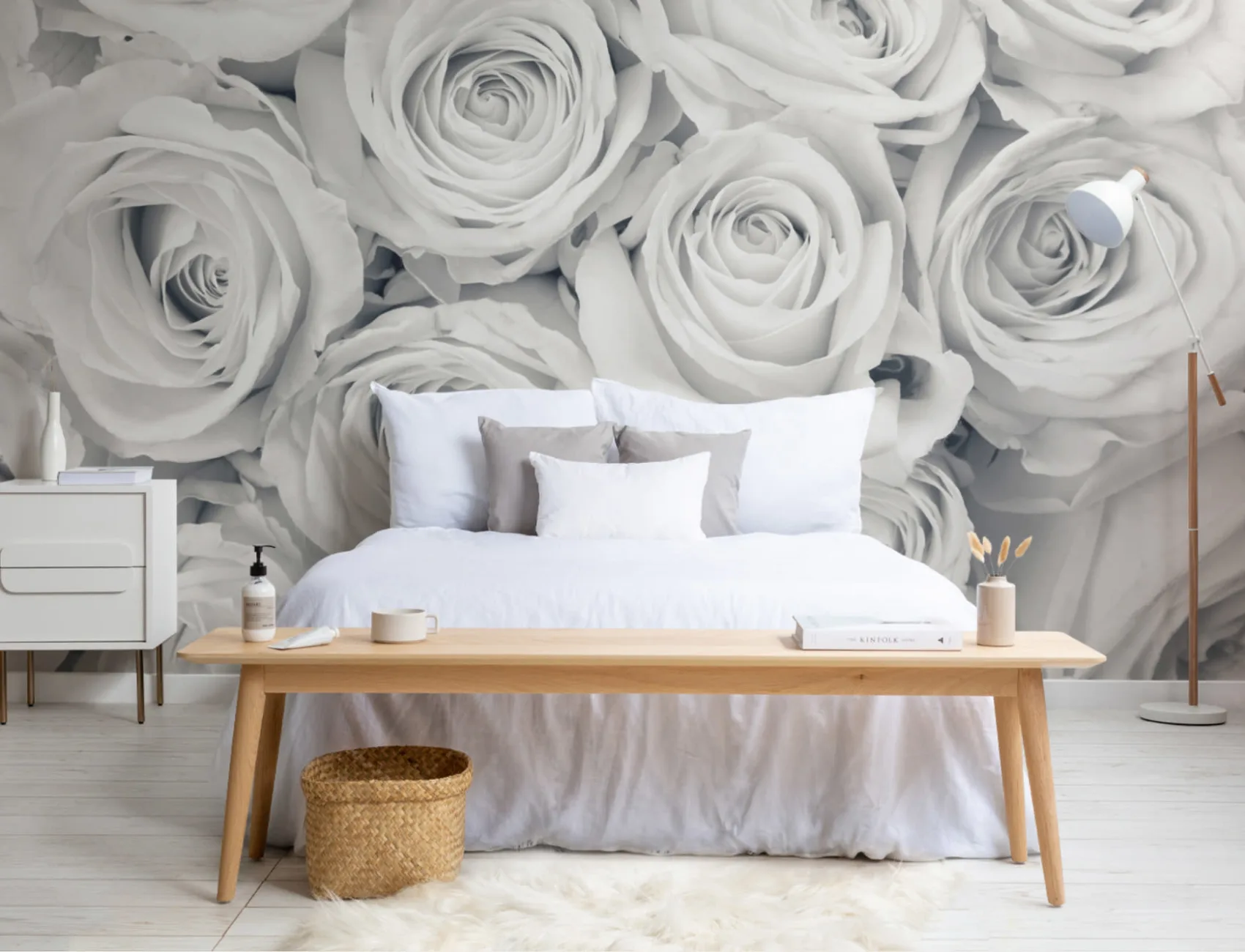 Rose Mist Wallpaper Mural