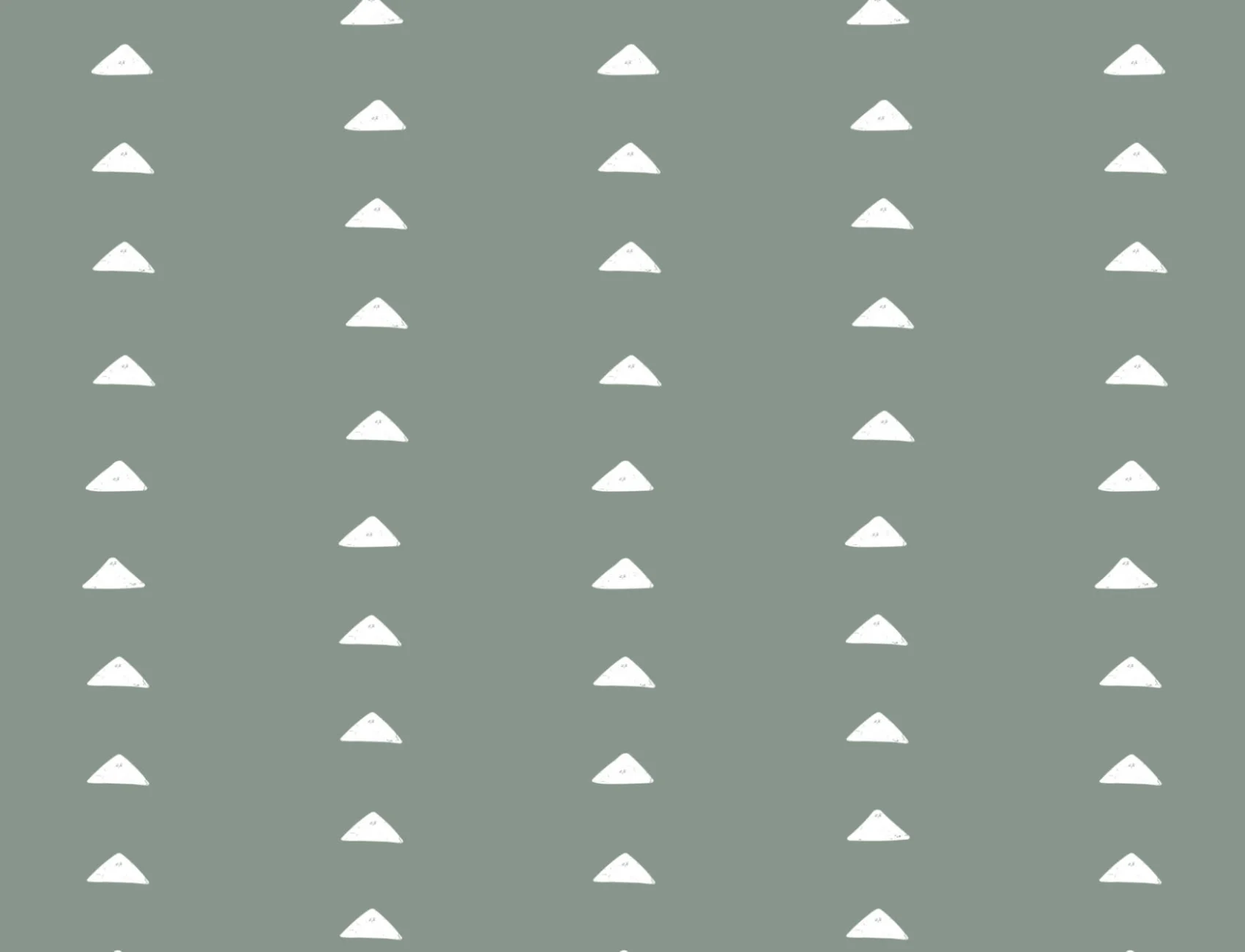Donkergroen Minimal Driehoek Herhaal Patroonbehang