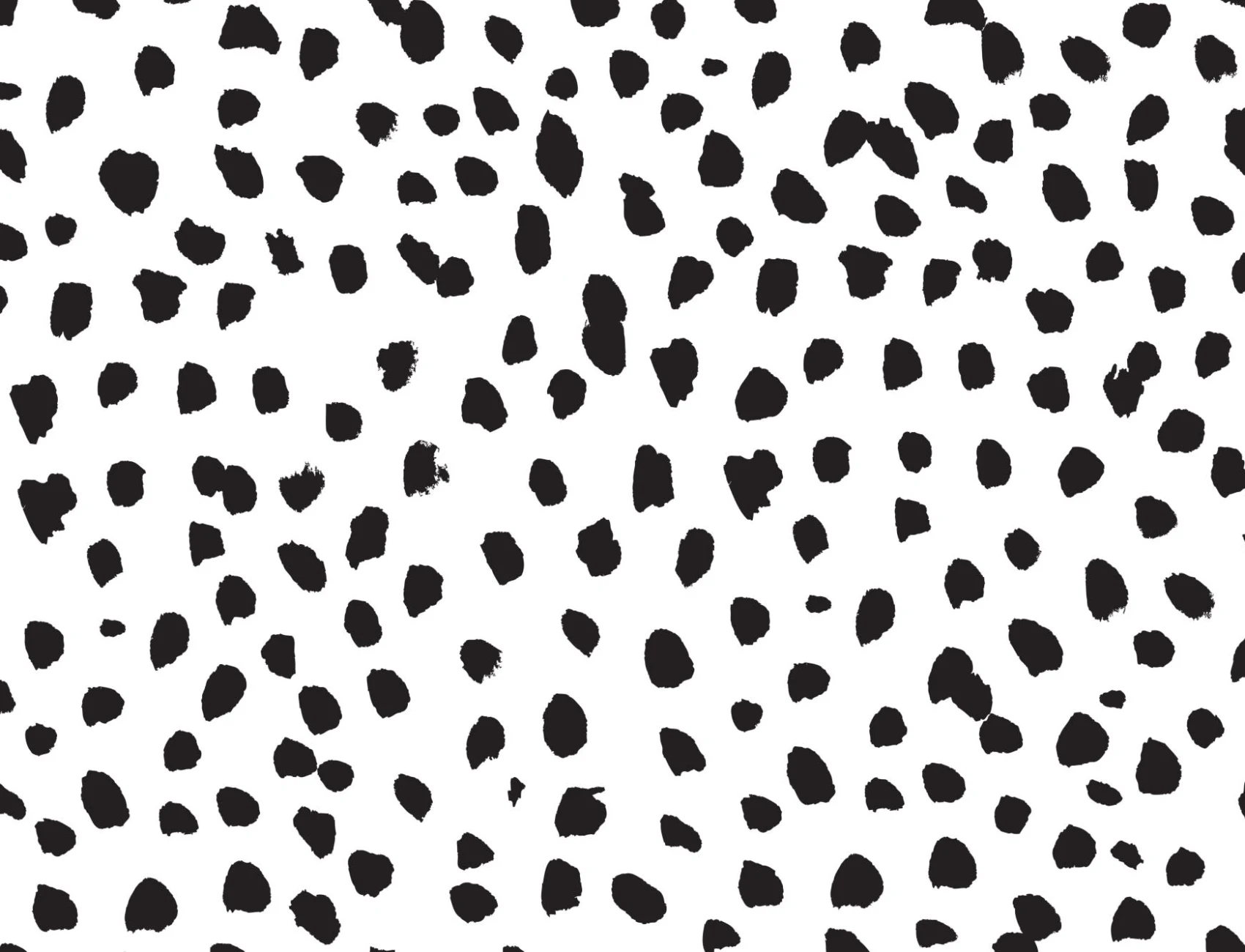 Black & White Dalmatian Print Wallpaper Mural