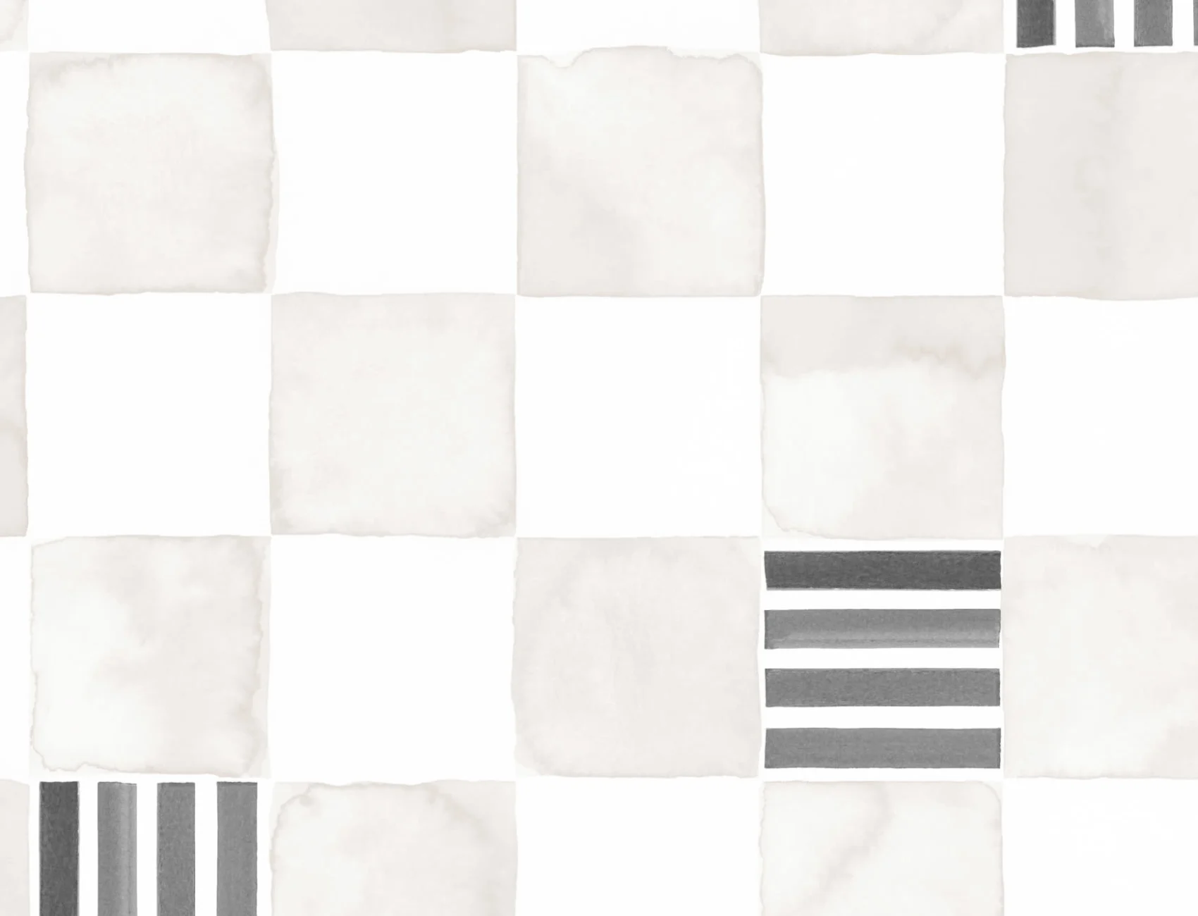 Papel Pintado Damero a la Acuarela