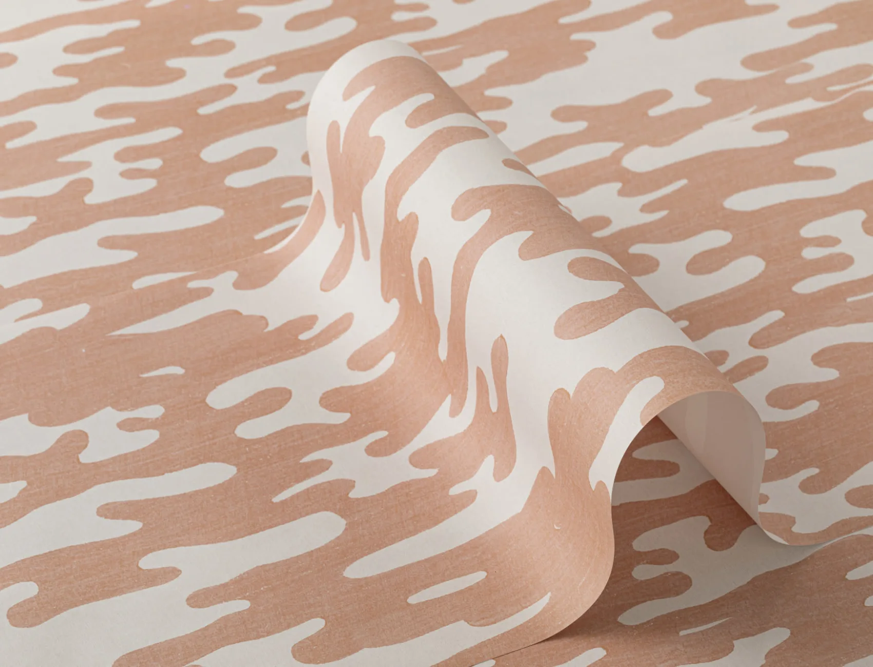 Korall japansk treblokk Print Style Bakgrunn