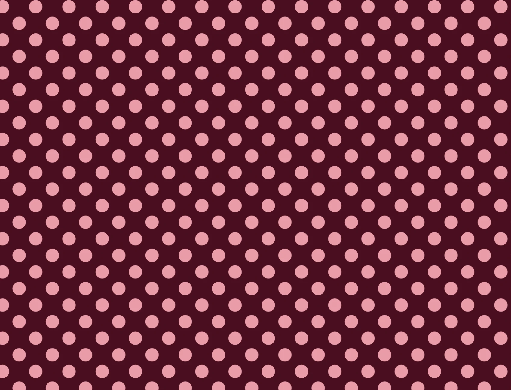Burgundy And Pink Polka Dot Pattern Wall Mural