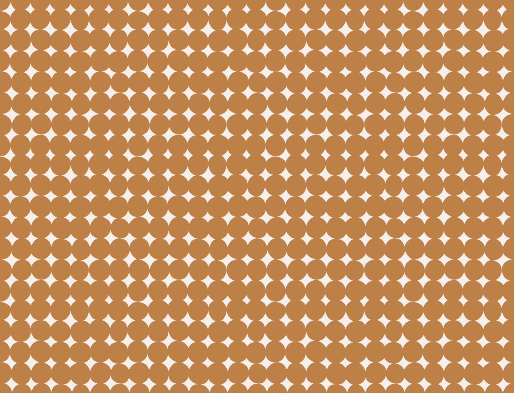 Orange Geometric Retro Pattern Wallpaper Mural