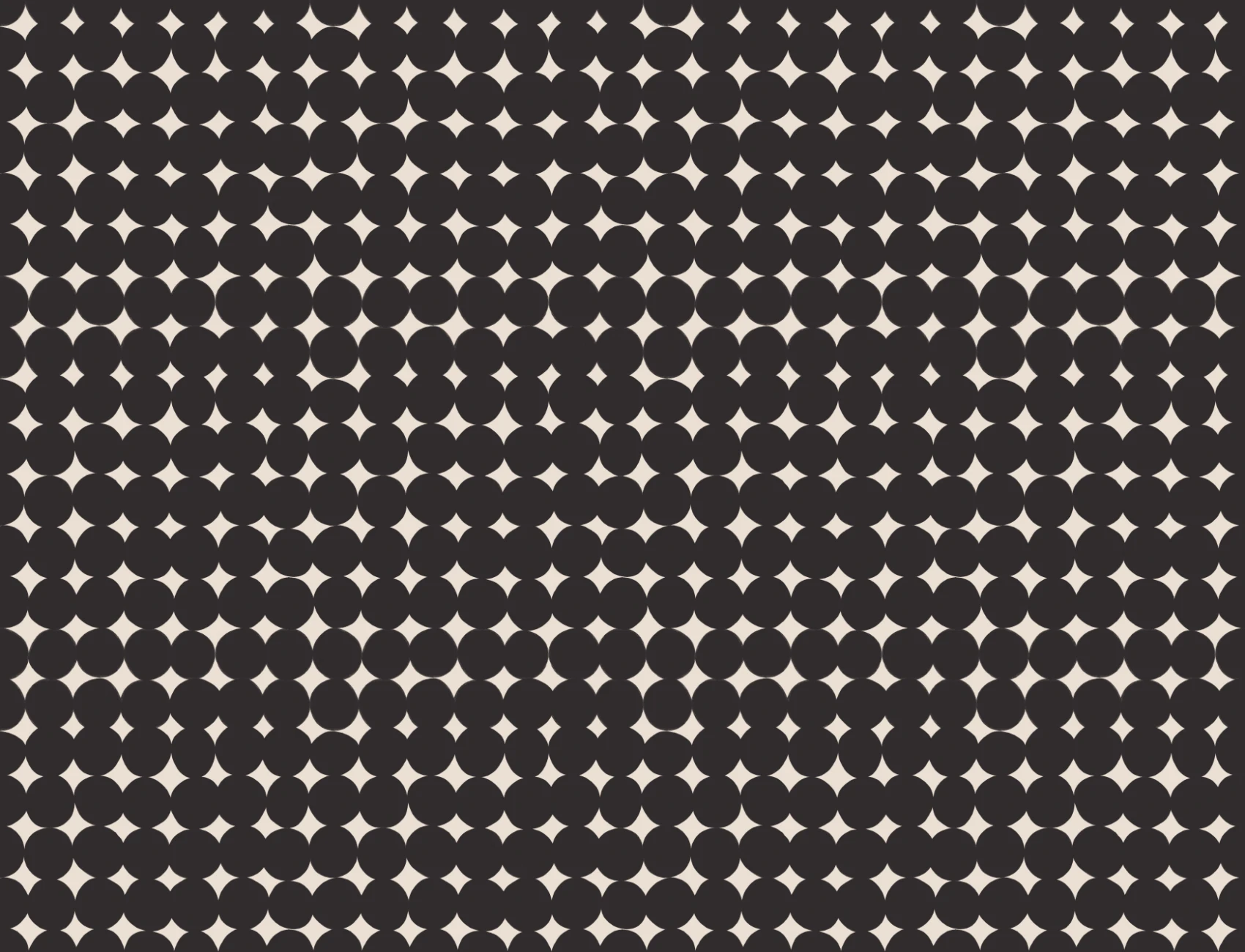 Black Geometric Pattern Mural Adds Modern Architectural Flair