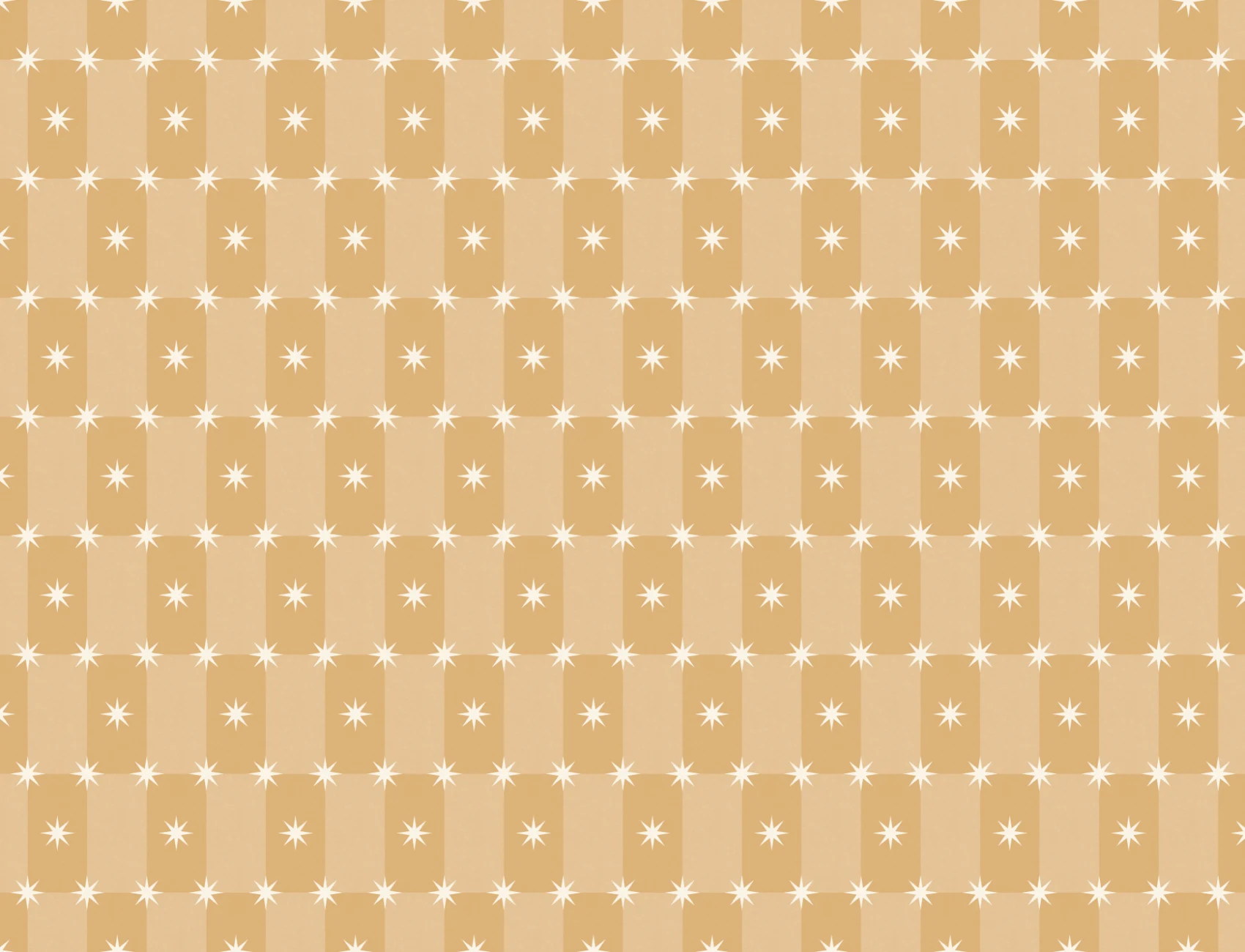 Yellow Geometric Starburst Pattern Mural For Playful Spaces