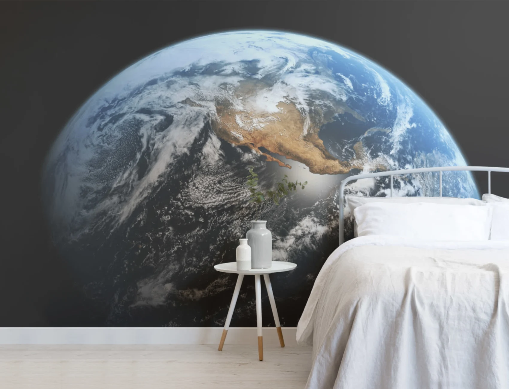 Papier Peint Panoramique Terre dans l’Espace
