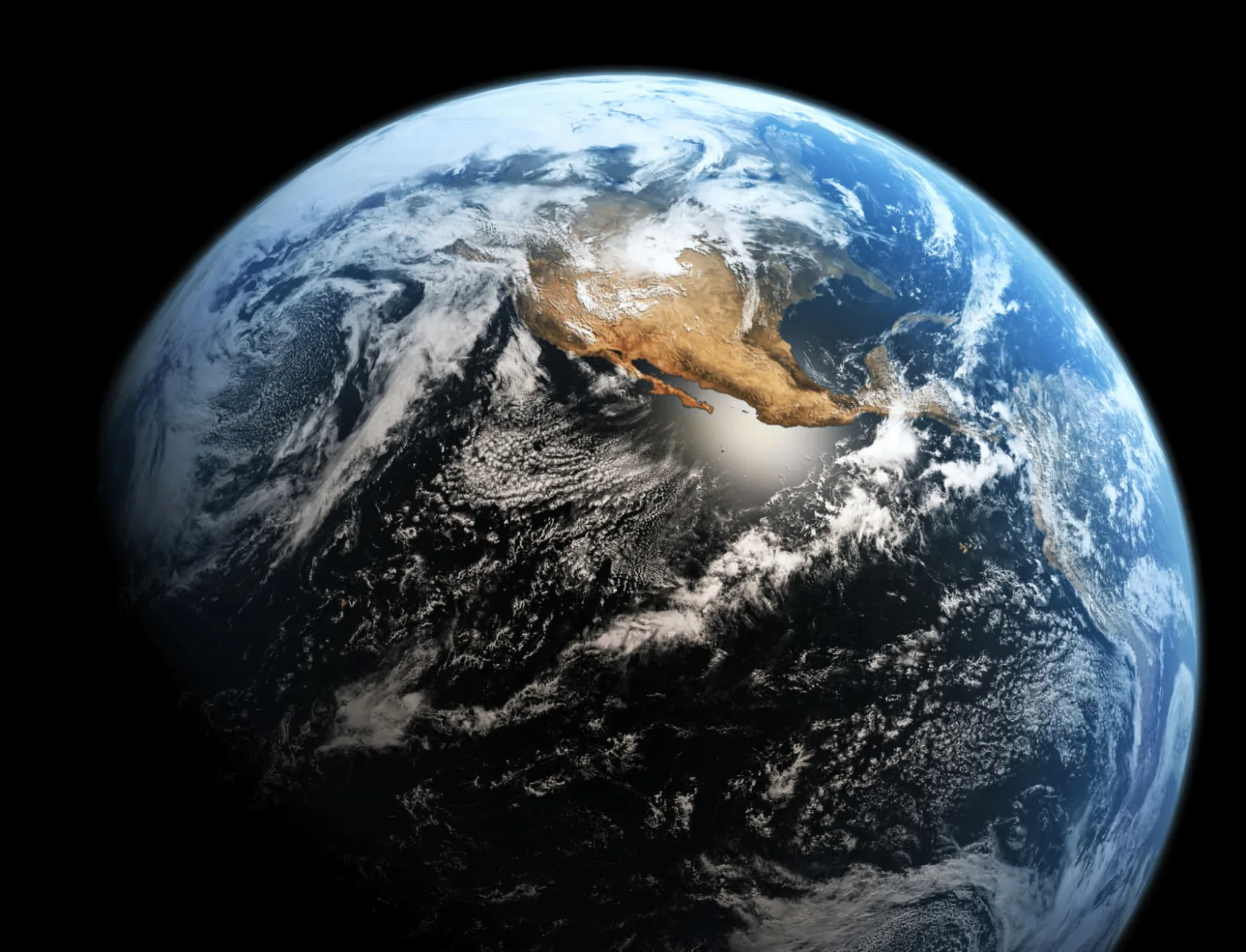 Papier Peint Panoramique Terre dans l’Espace