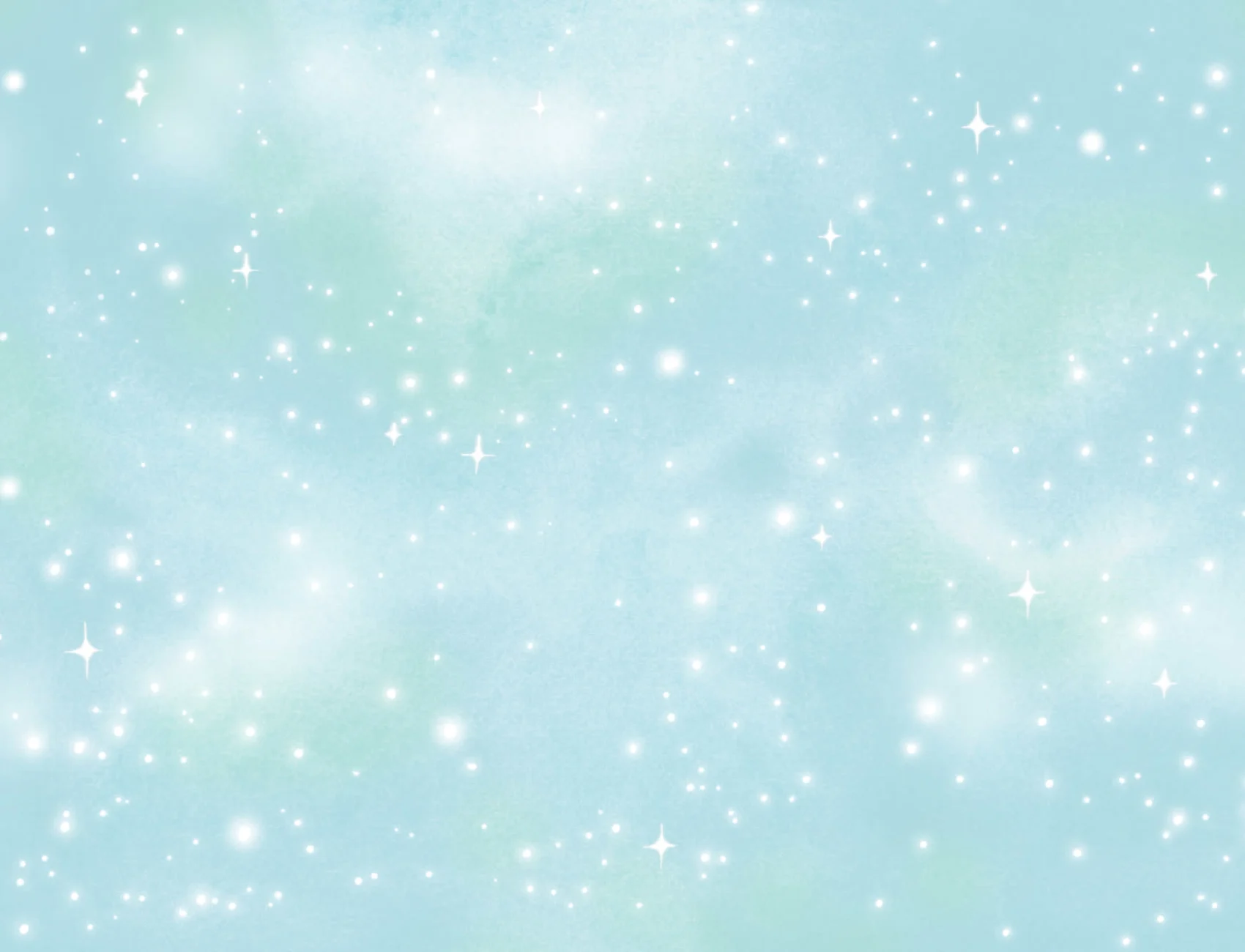 Light Blue Starry Sky Wallpaper Mural