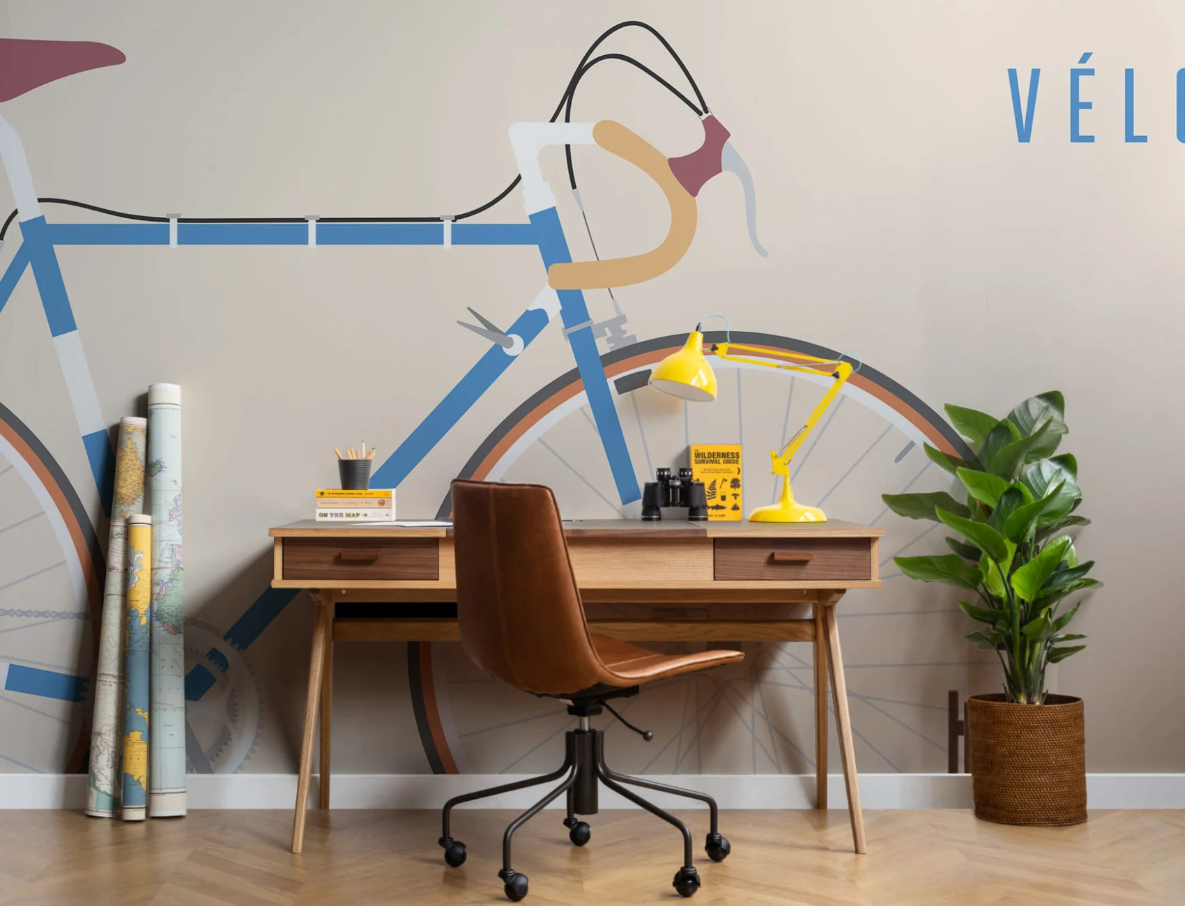 Velo Tour De France Wallpaper Mural