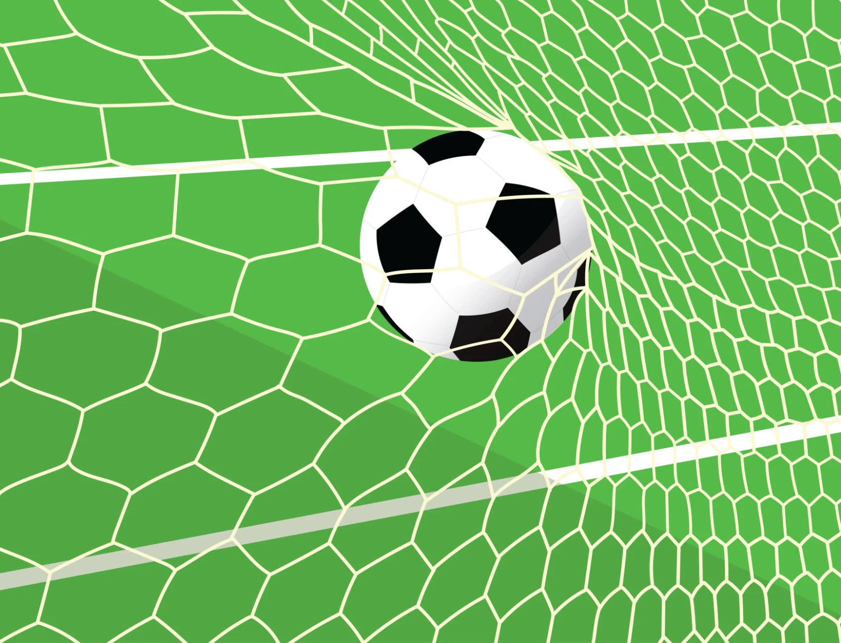 Grønn Fotball Nett Fototapet