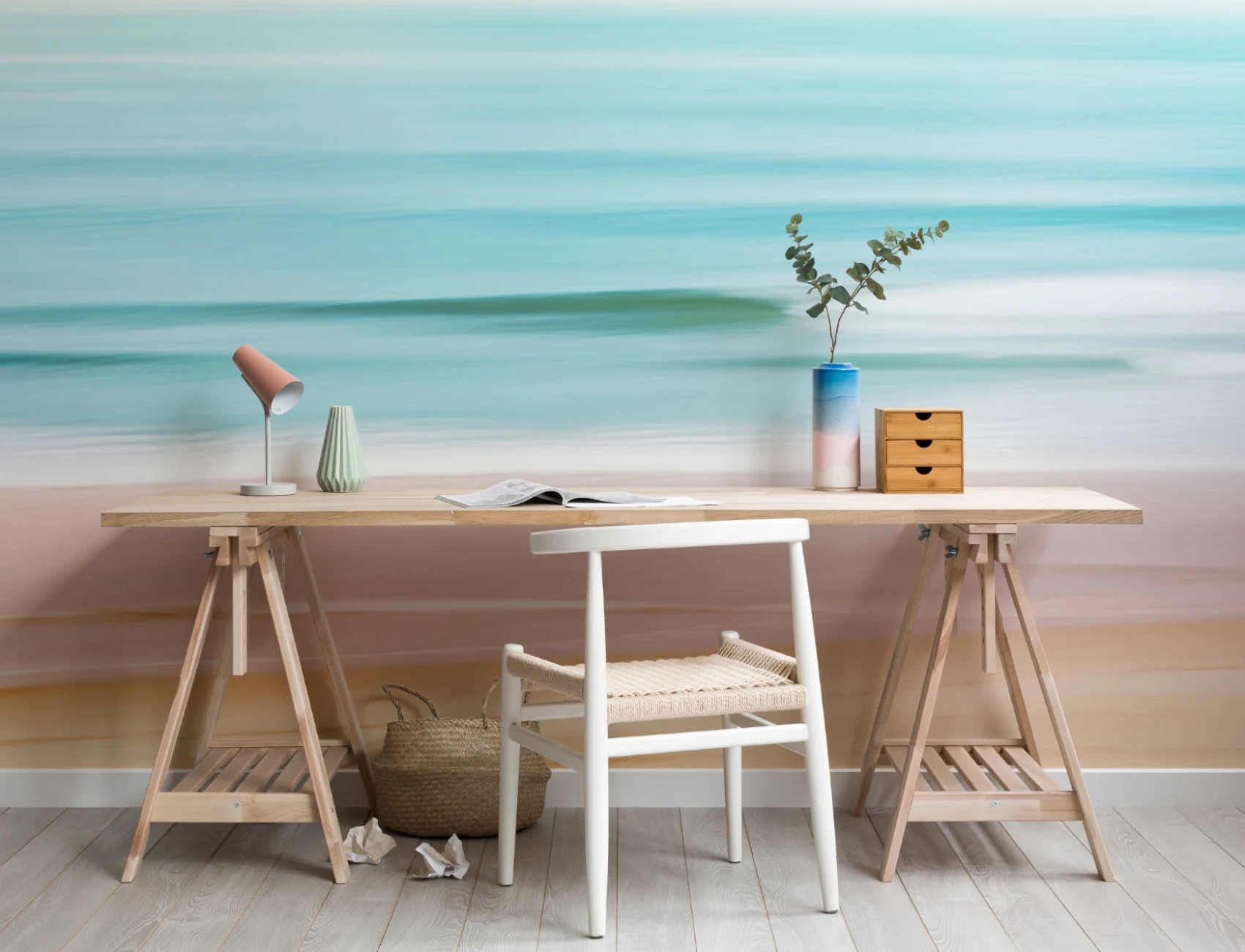 Beach Haze Wallpaper Mural