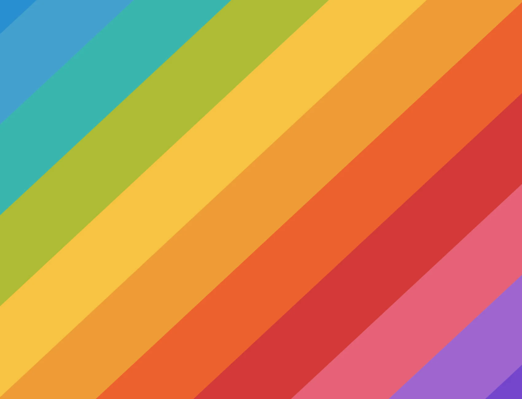 Bold Rainbow Stripe Wallpaper Mural