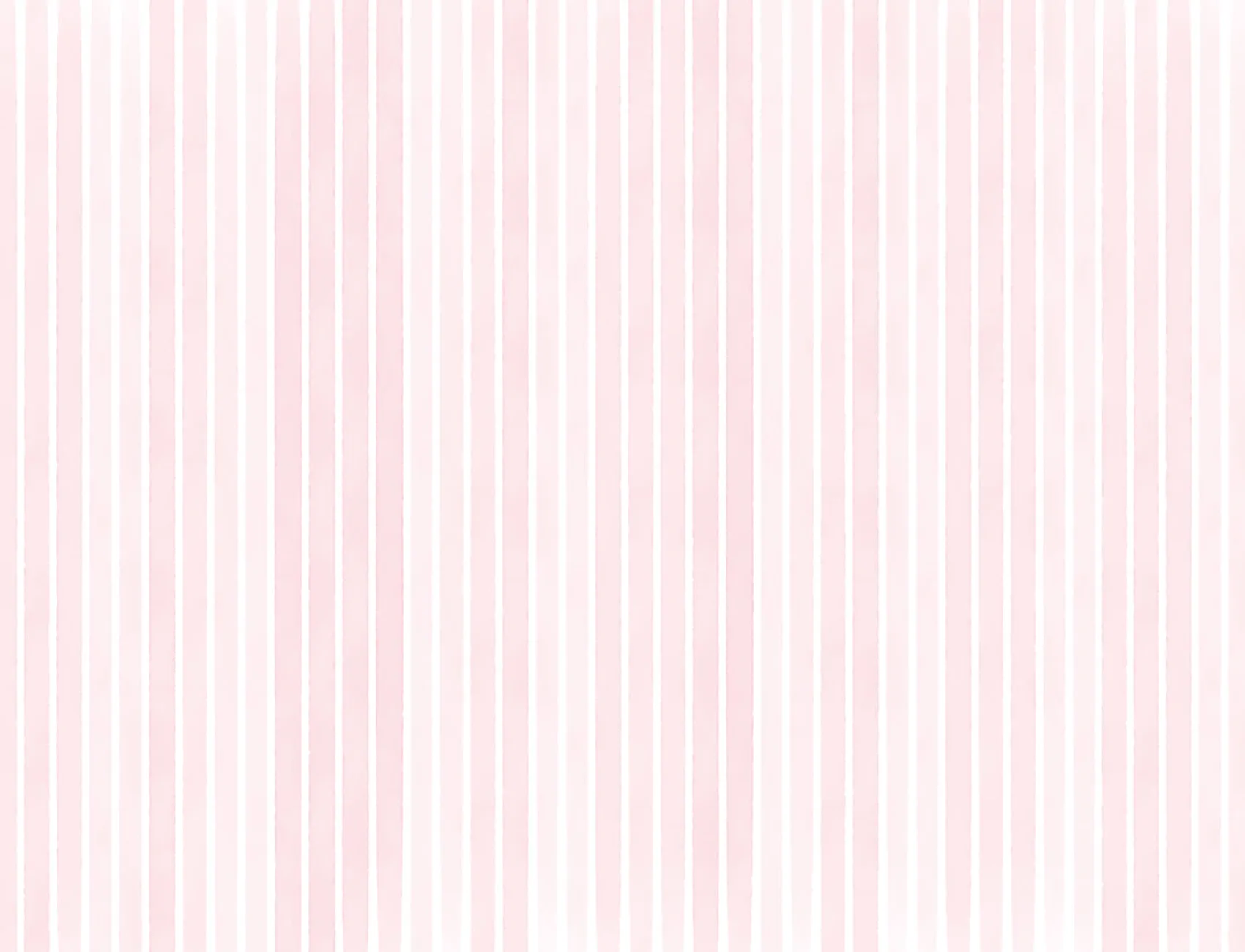 Pale Pink Watercolour Striped Wallpaper Mural
