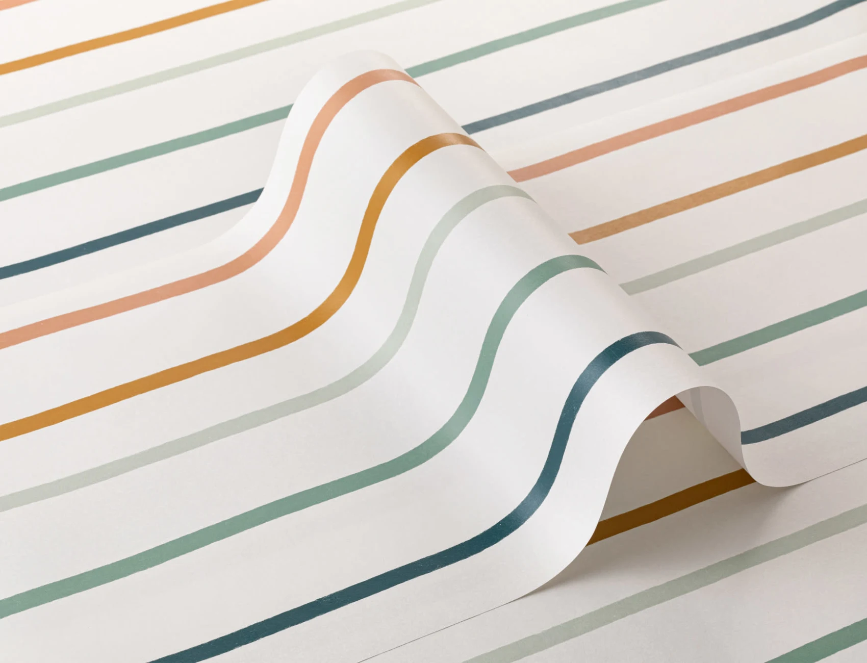 Earthy Vertical Rainbow Wallpaper