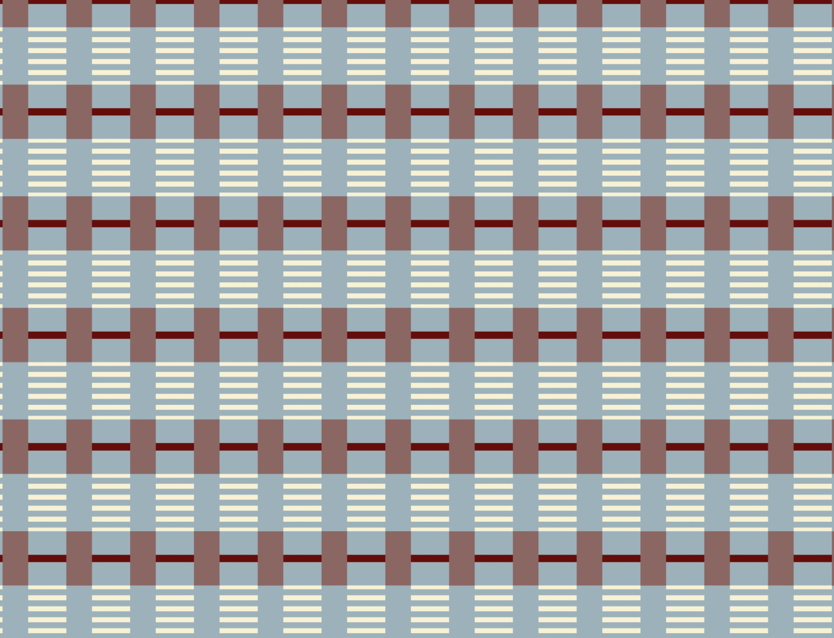 Blue Burgundy Checkered Pattern Contemporary Geometric Mural