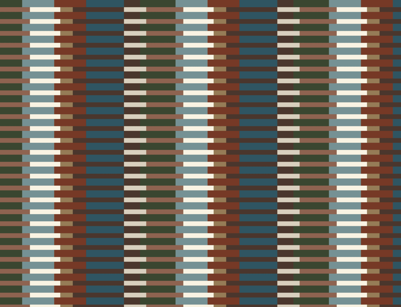 Multicolor cu dungi Retro Mid-Century Modern murale