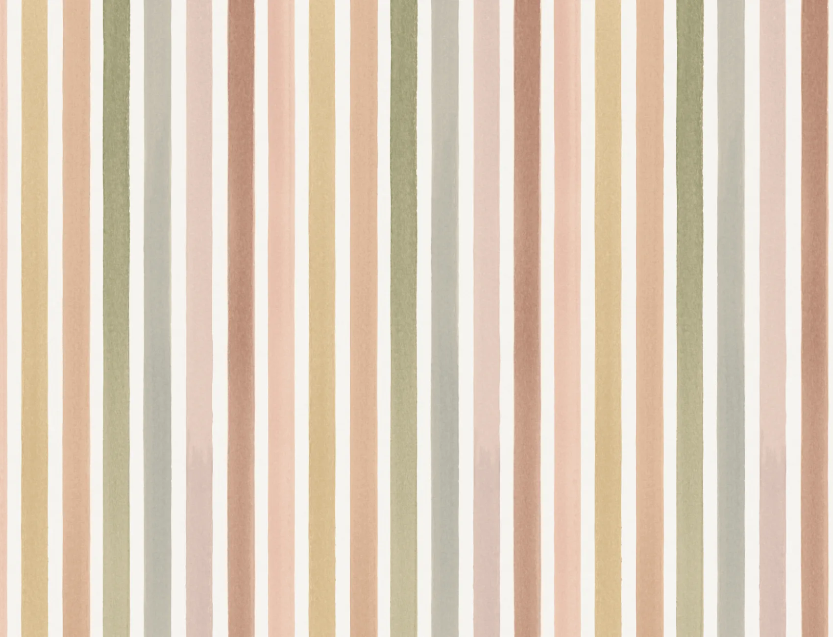 Kids’ Multicolor Modern Watercolour Striped Mural