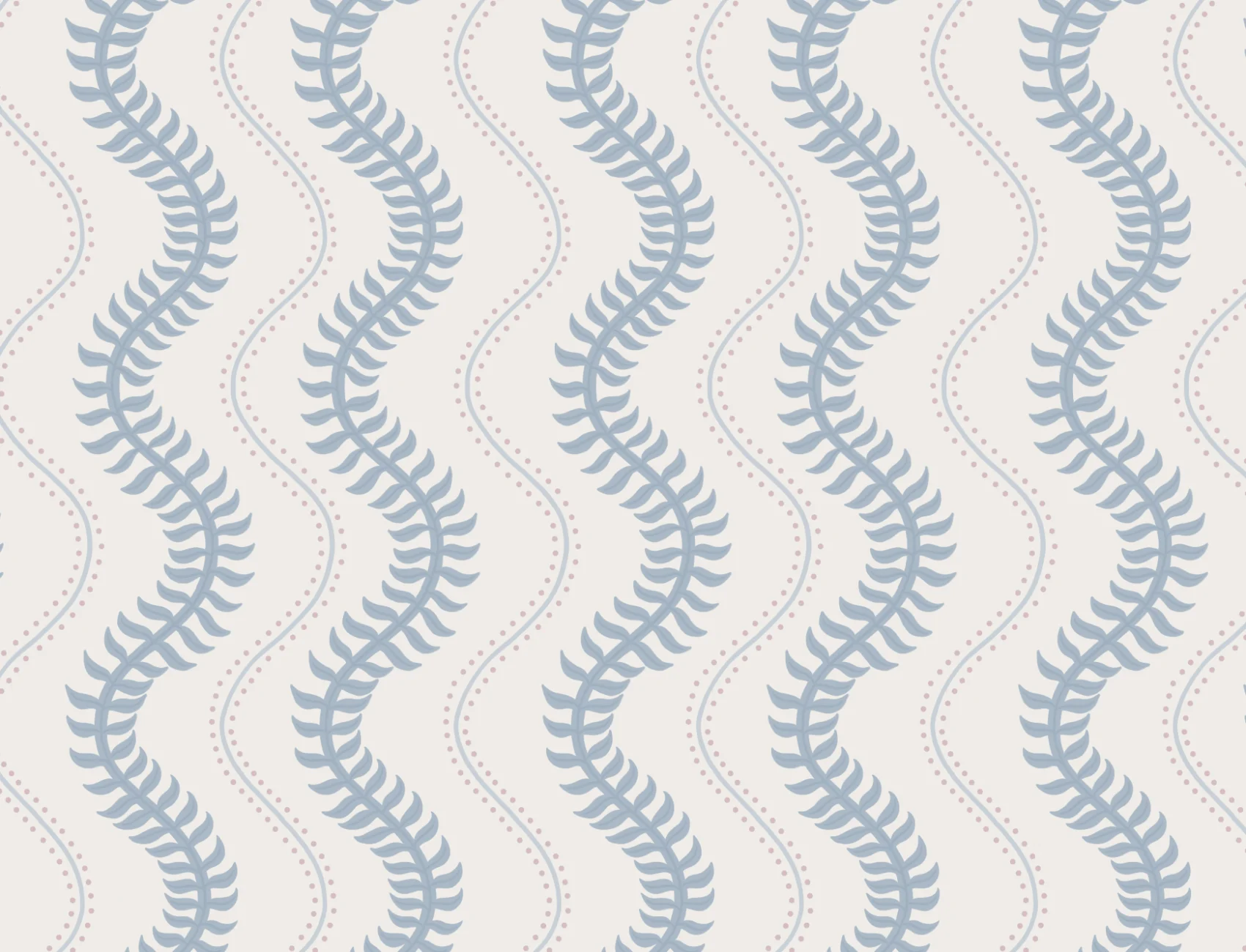 Blue and Pink Striped Pattern Mural for Tranquil Spaces