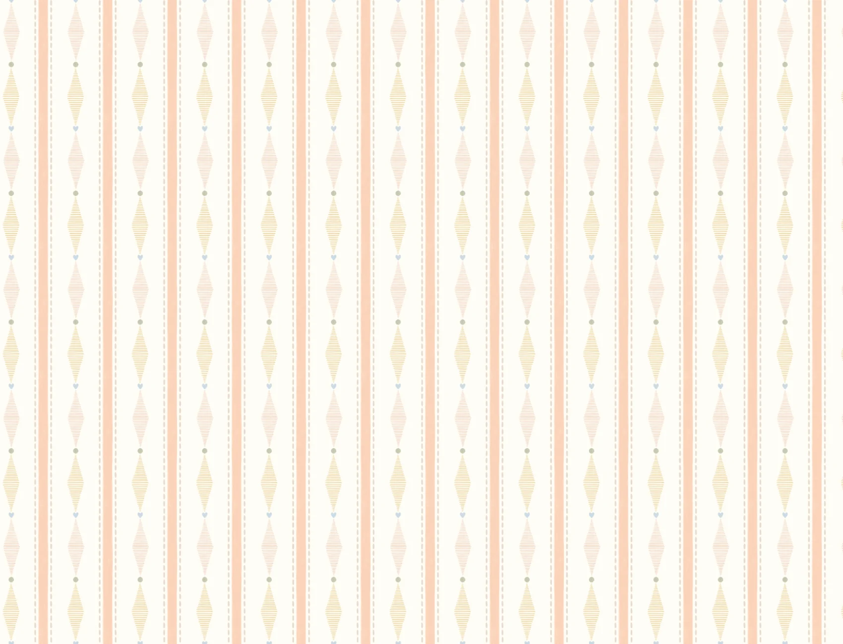 Multicolor Geometric Pastel Stripe Design Kids Mural