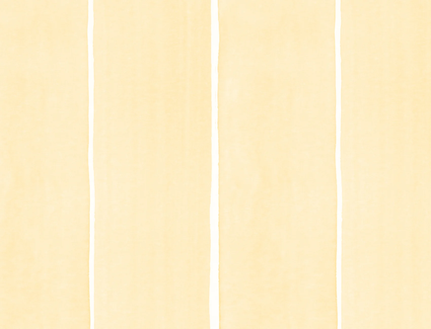 Yellow Thick Vertical Stripes Watercolor Painted Wallpaper