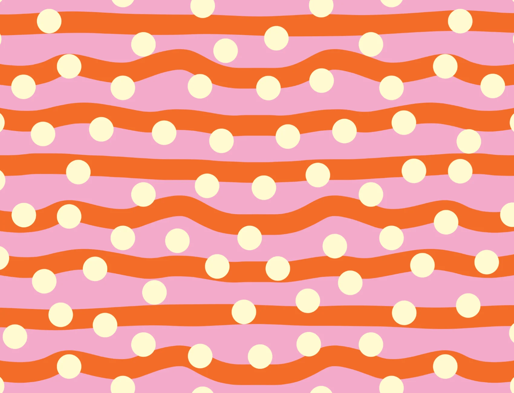 Elizabeth Olwen Polka Pop Red Mural