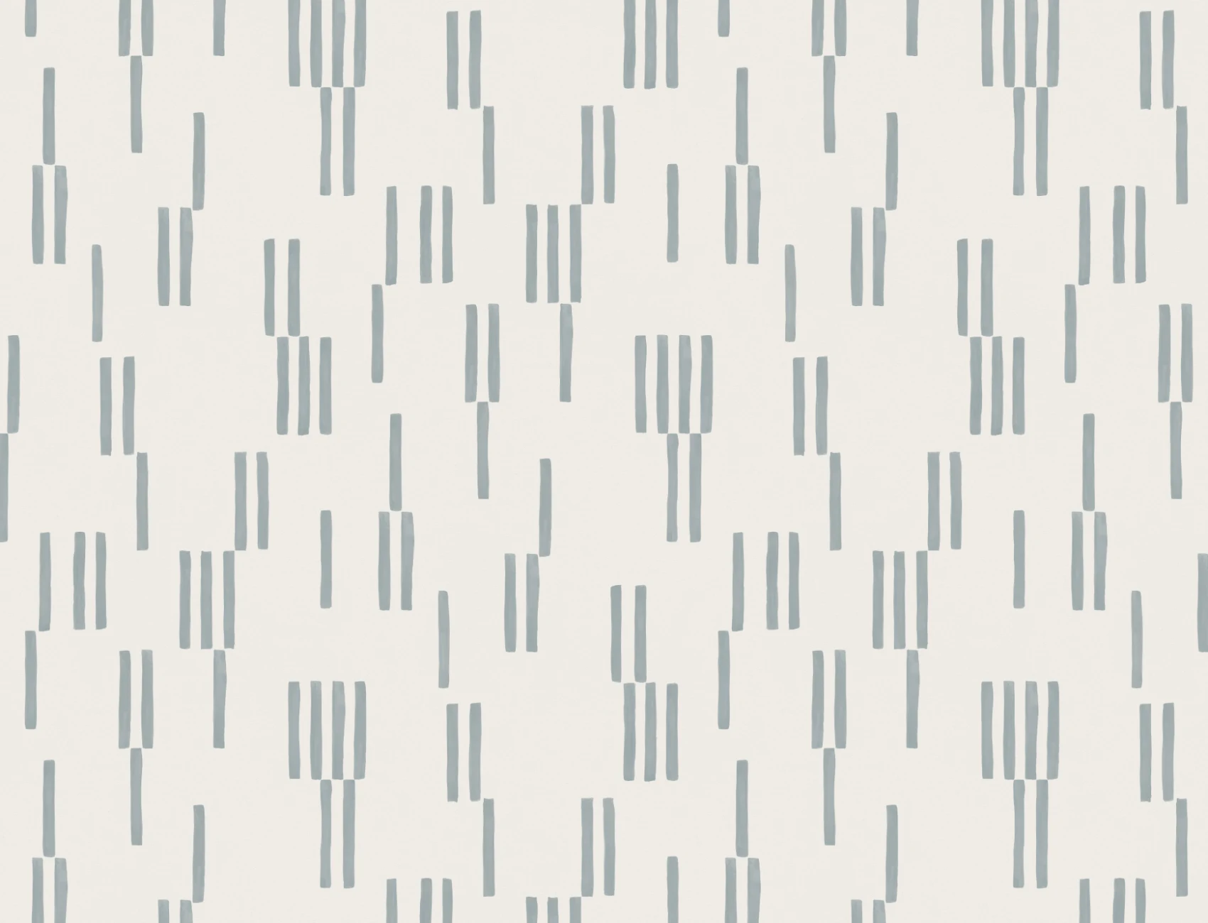 Hand-Painted Vertical Line Geometric Wallpaper in Sky Blue