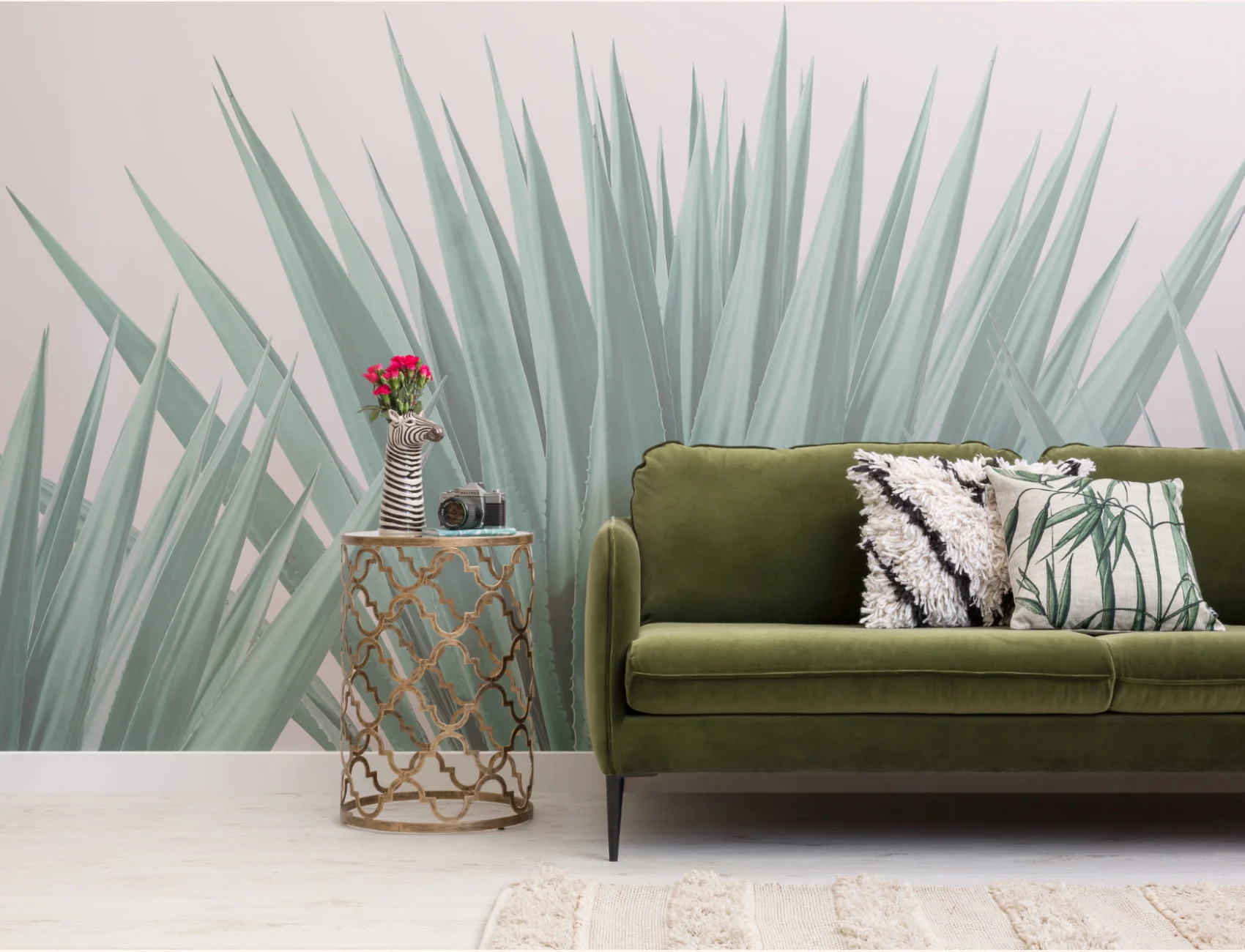 Agave Plant Wallpaper Mural