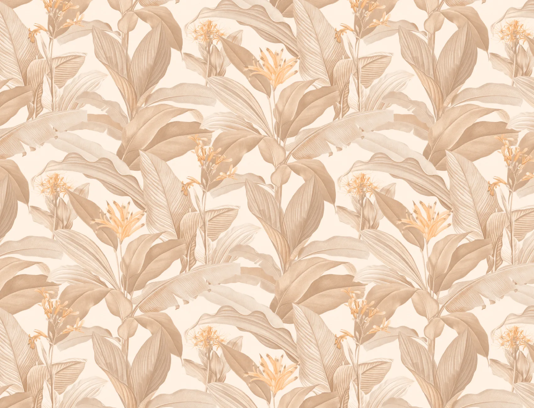 Carta da parati Botanist Neutral Vintage Botanical in morbidi e caldi toni beige