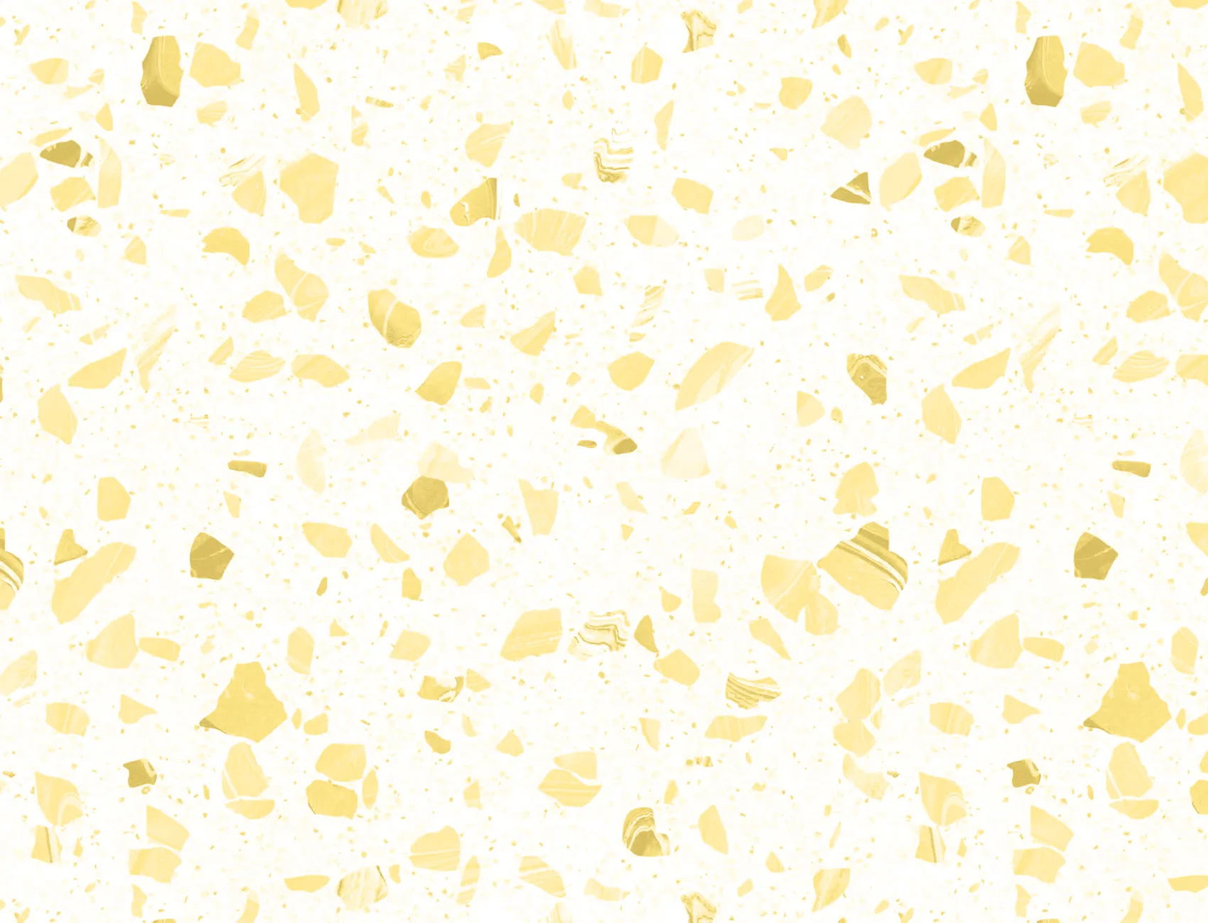 Papel de parede com padrão de repetição de terrazzo marmoreado amarelo