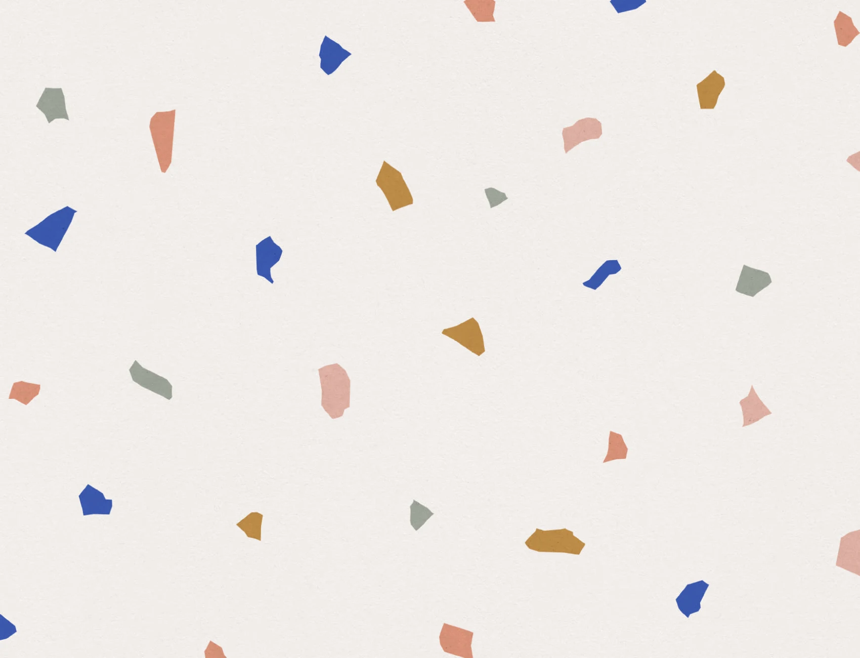 Colorful Minimal Terrazzo Repeat Pattern Wallpaper