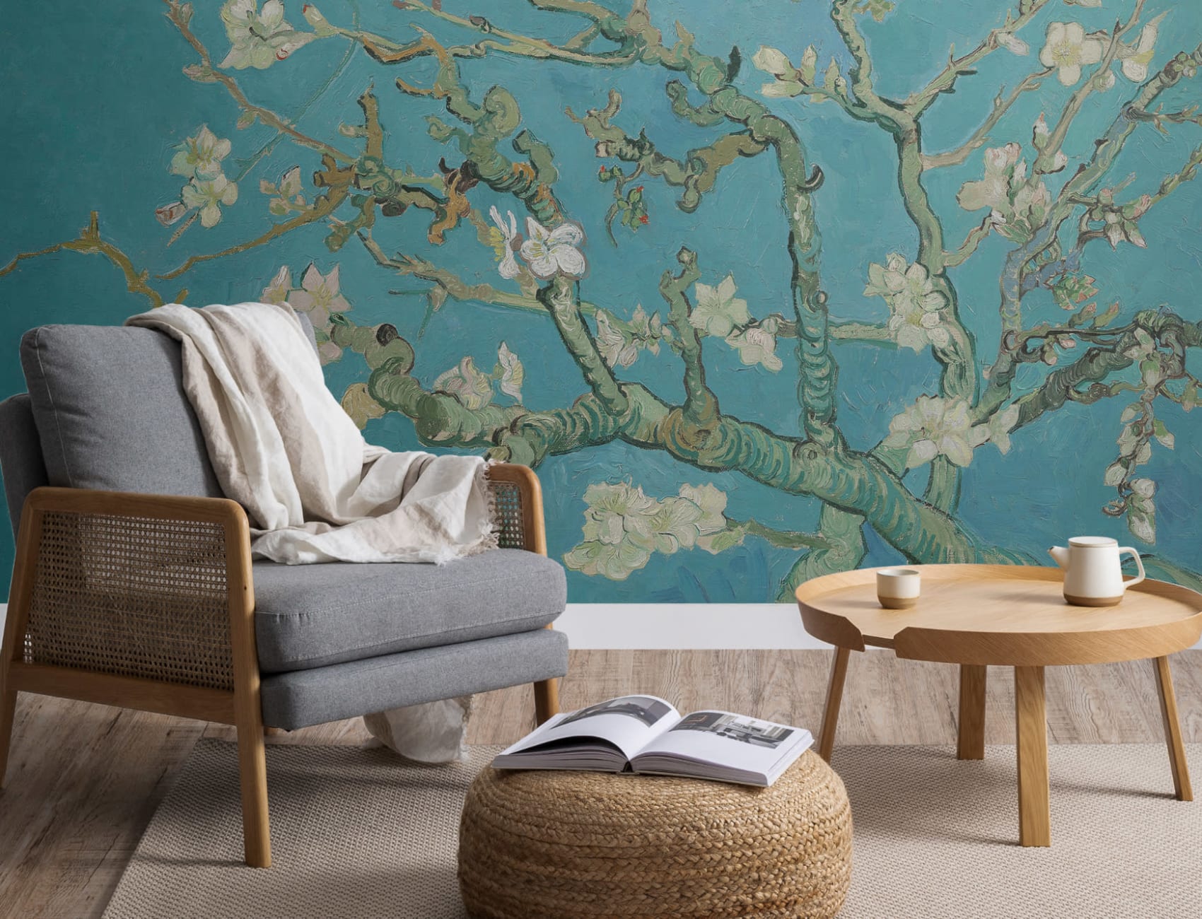 Almond Blossom by Vincent Van Gogh Wallpaper Mural