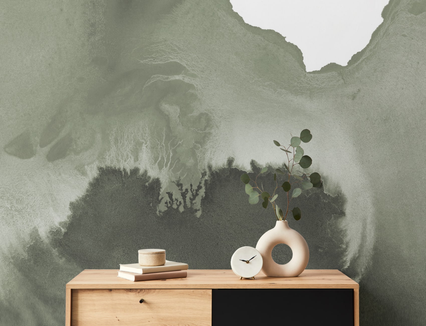 Pseudo Sage Watercolor Wallpaper Mural