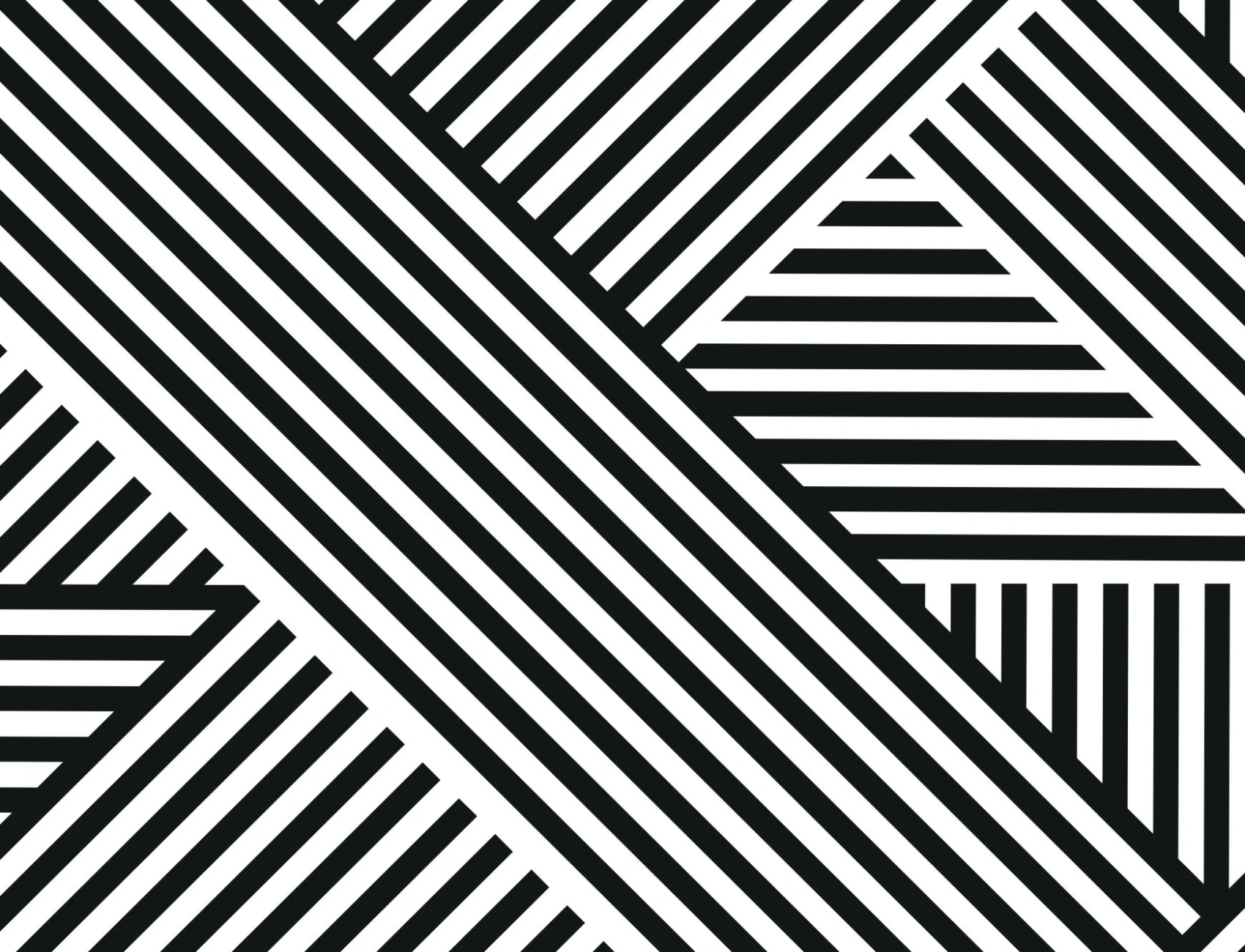 Divert Striped Geometric Wallpaper Mural