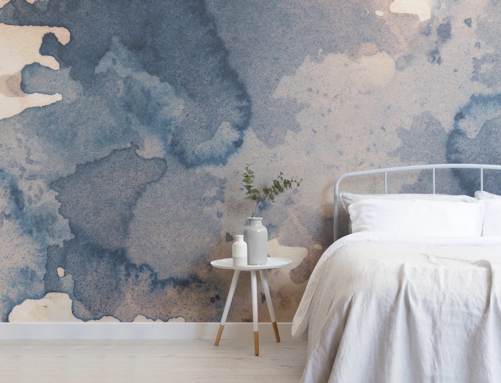 Ink Blot Watercolor Paint Wallpaper Mural