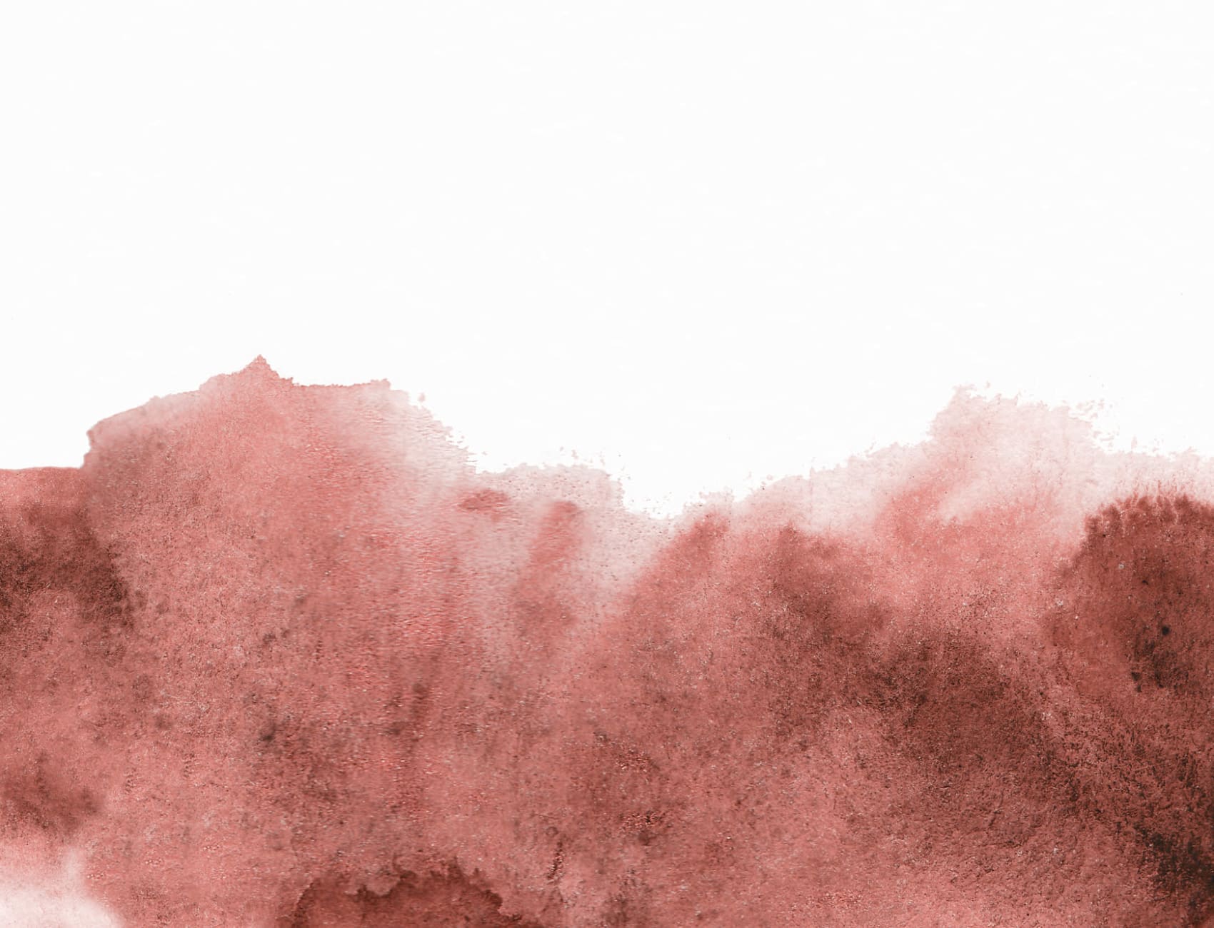 Papier Peint Panoramique Aquarelle Dégradé Rouge en Fond Blanc